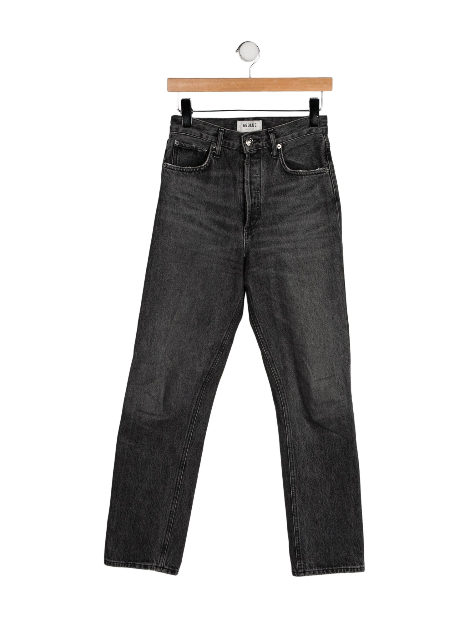 AGOLDE High-Rise Straight Leg Jeans