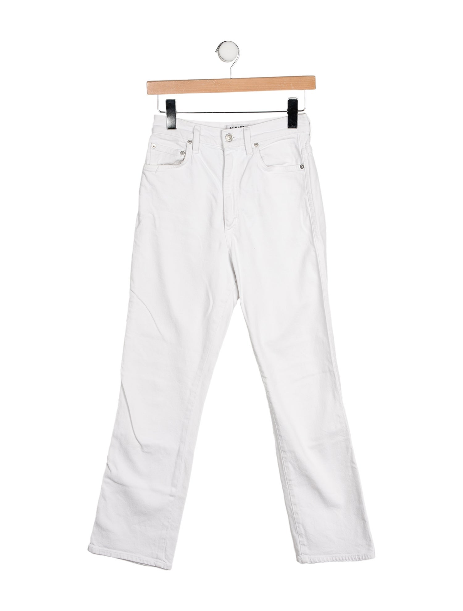 AGOLDE High-Rise Straight Leg Jeans