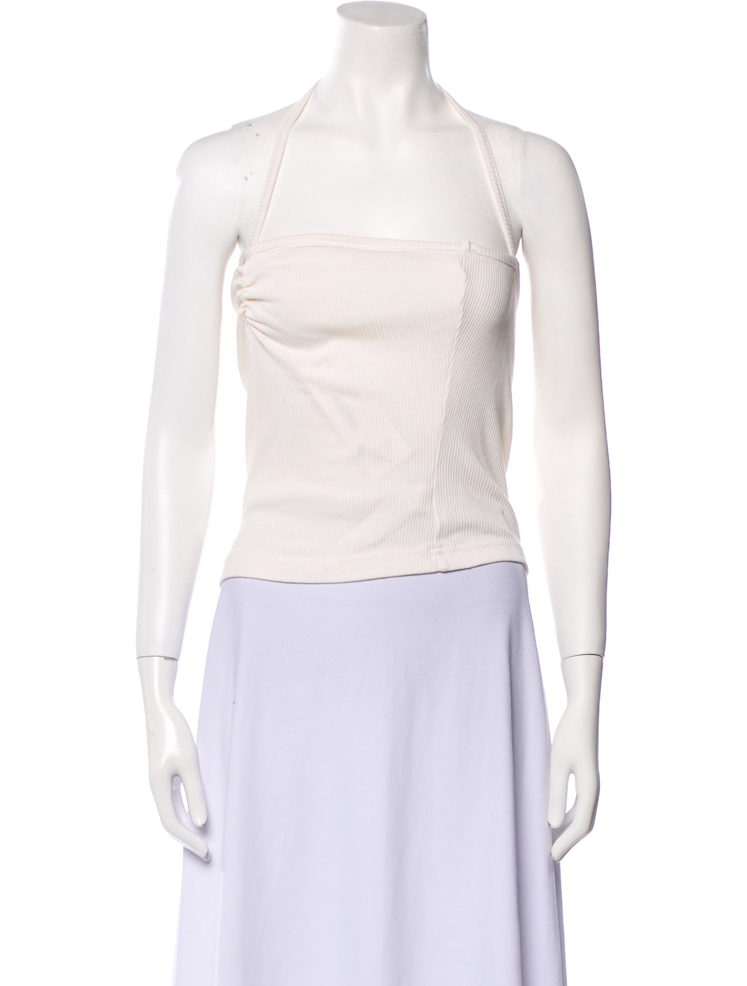 AGOLDE 326886 Square Neckline Crop Top