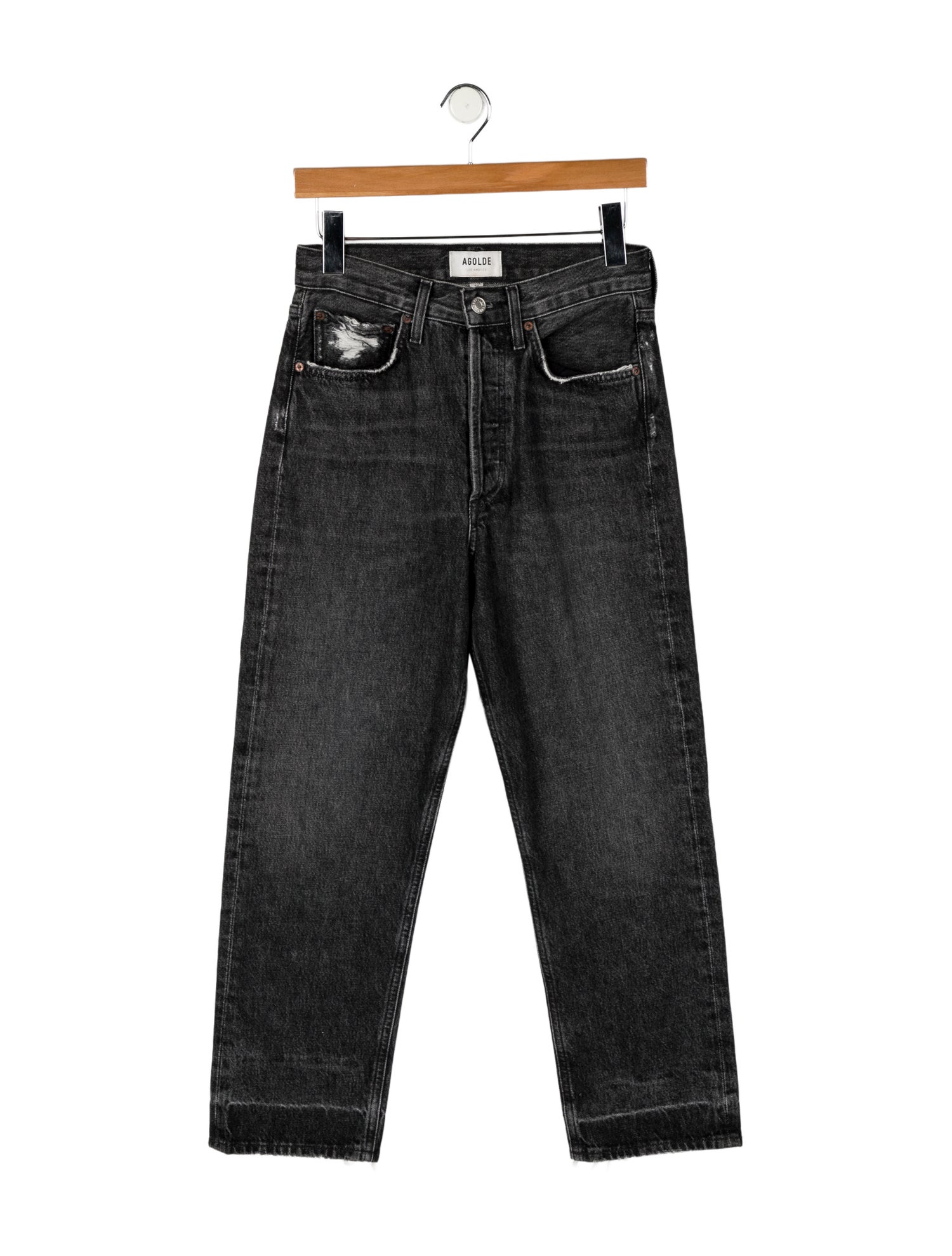 AGOLDE High-Rise Straight Leg Jeans