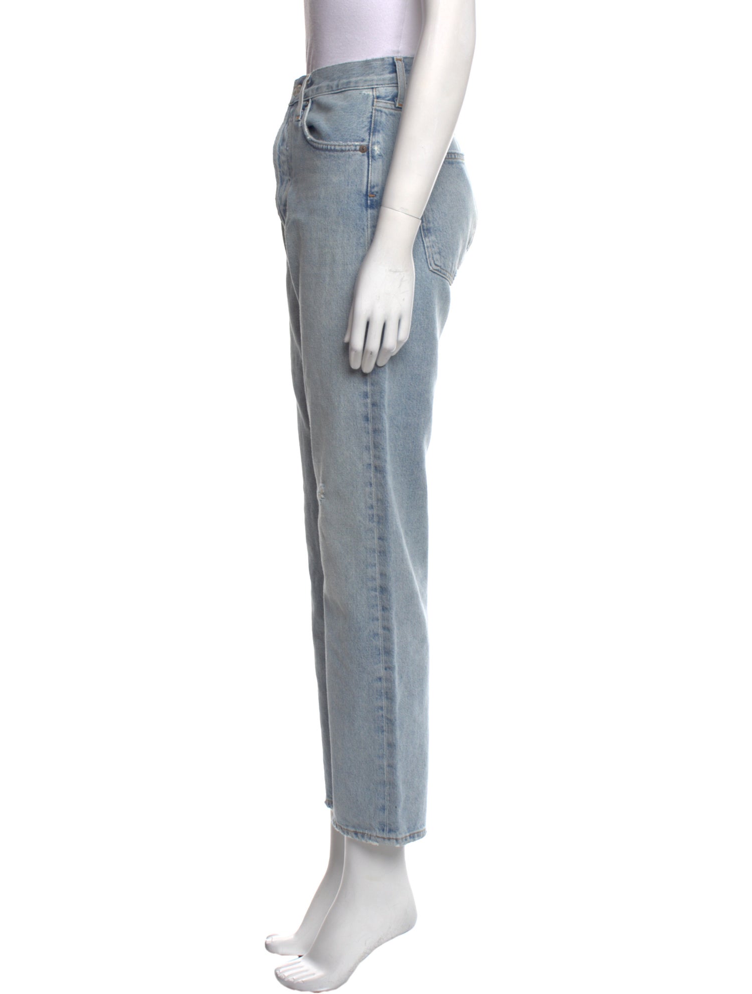 AGOLDE High-Rise Straight Leg Jeans