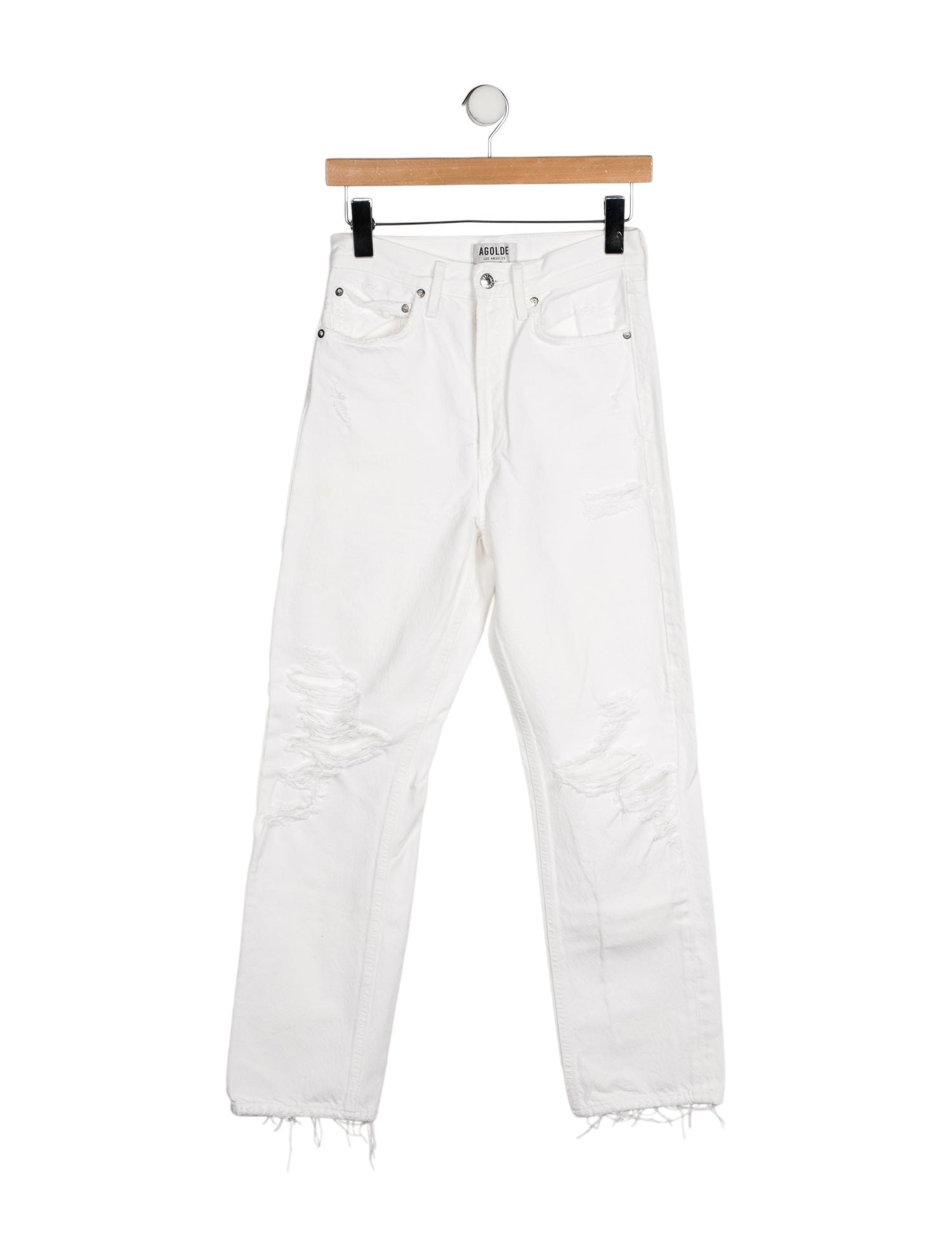 AGOLDE High-Rise Straight Leg Jeans