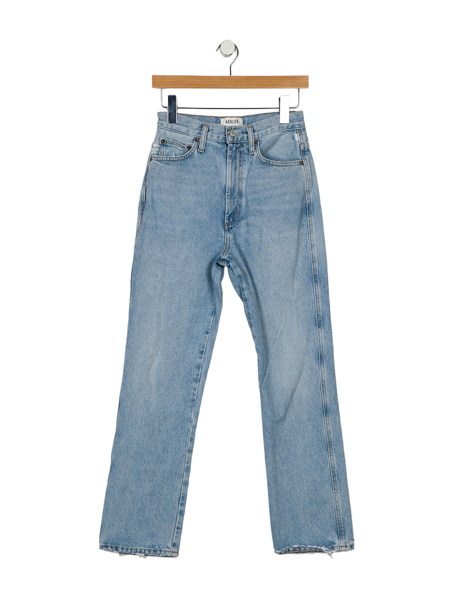 AGOLDE High-Rise Straight Leg Jeans