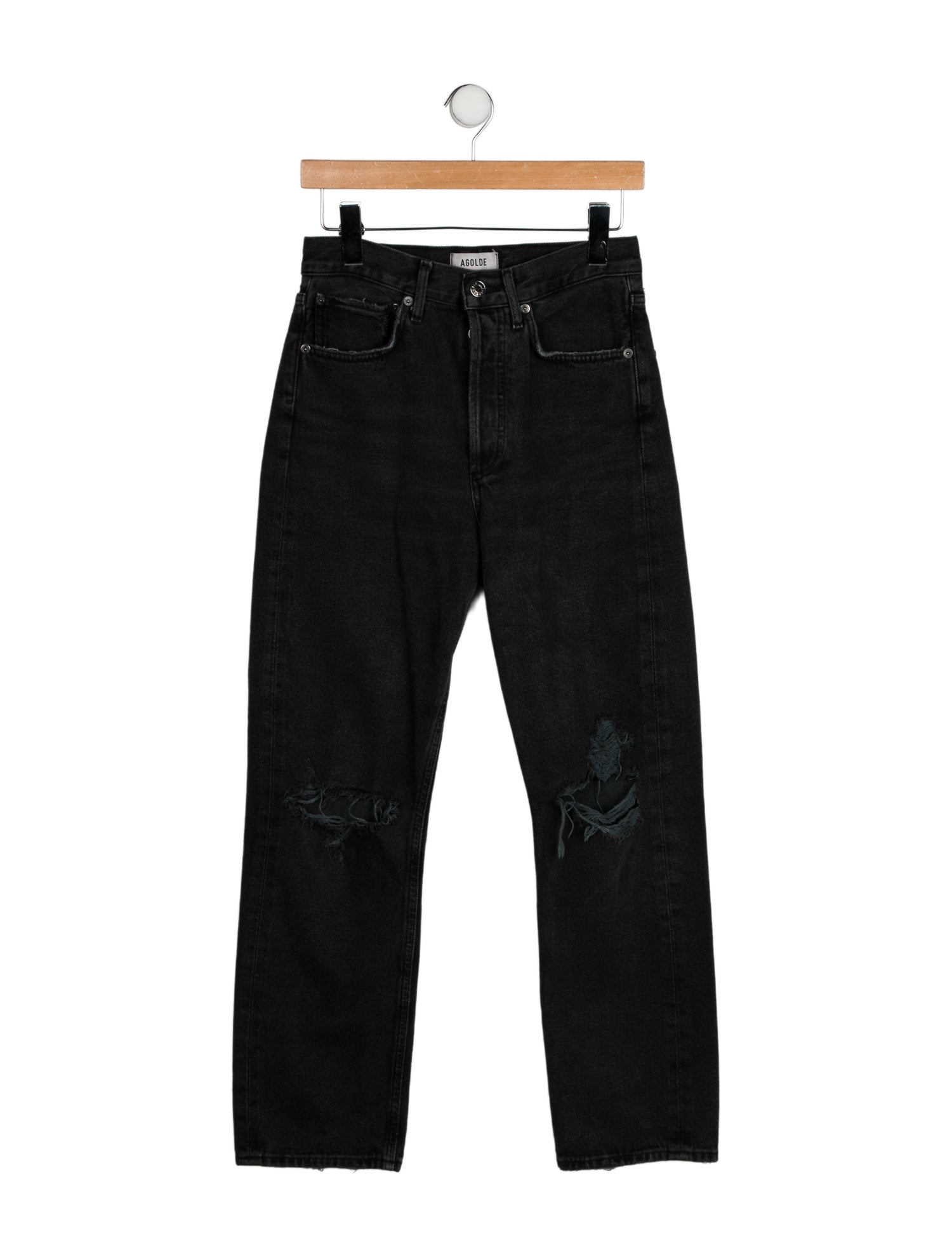 AGOLDE High-Rise Straight Leg Jeans