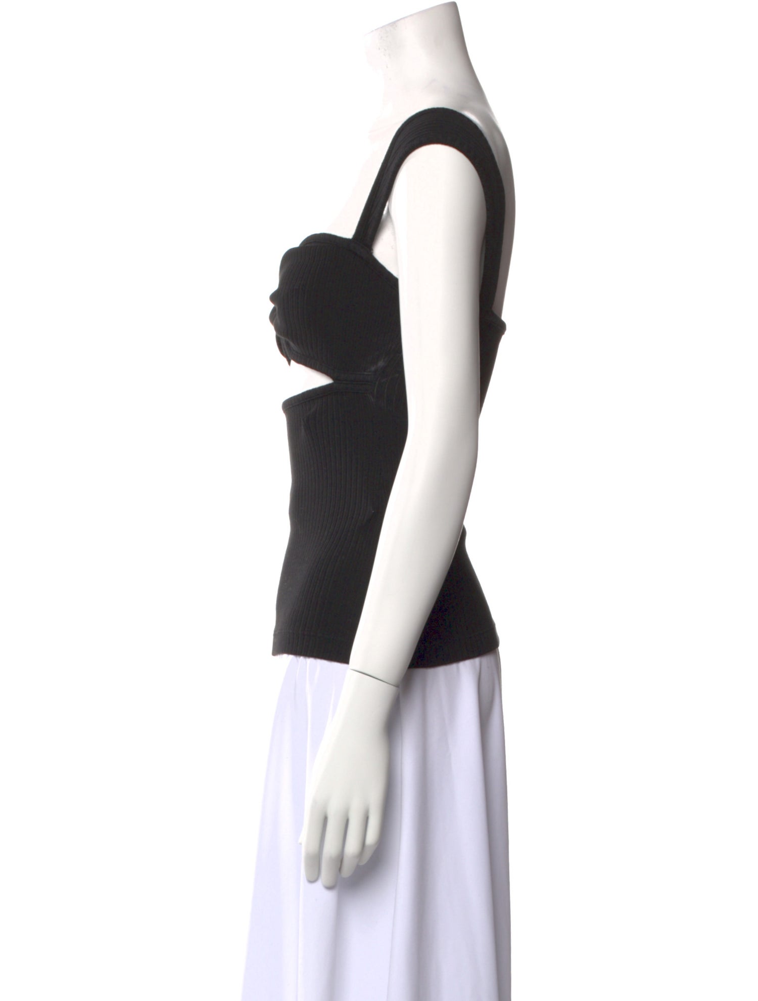 AGOLDE Square Neckline Sleeveless Top