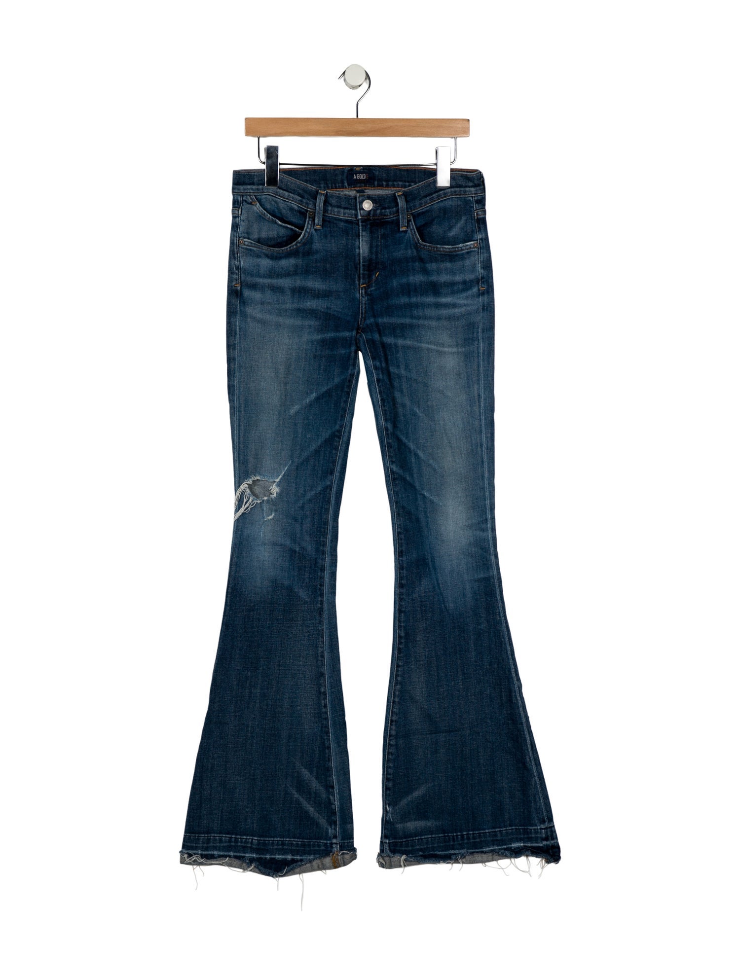 AGOLDE Mid-Rise Wide Leg Jeans