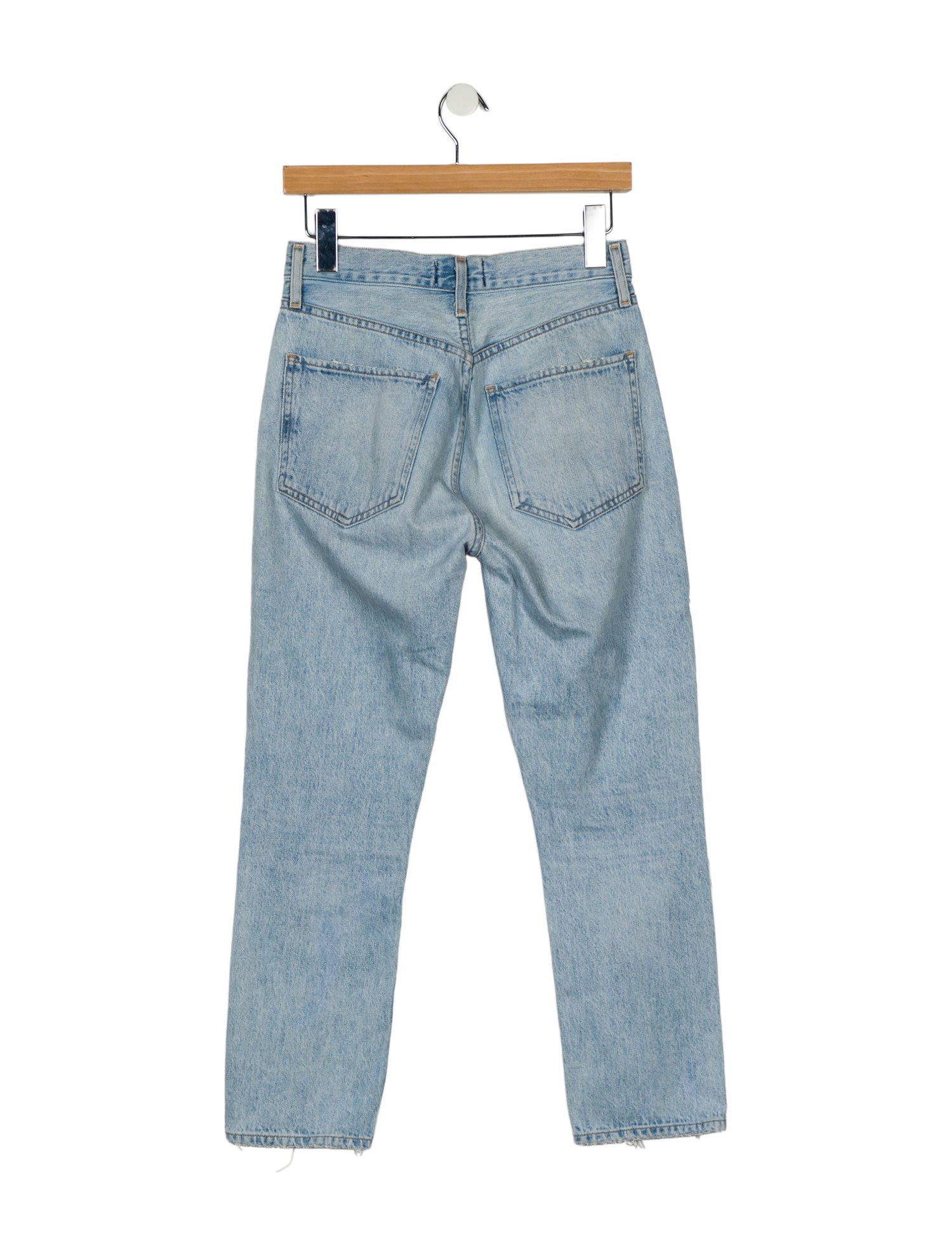 AGOLDE High-Rise Straight Leg Jeans