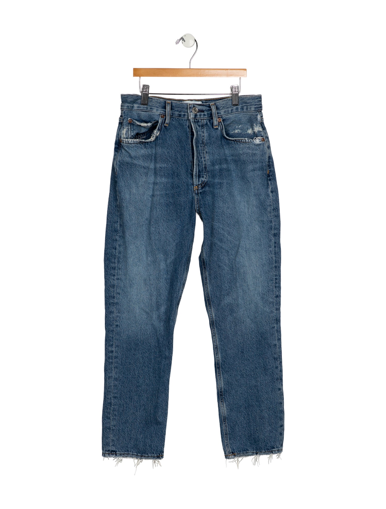 AGOLDE High-Rise Straight Leg Jeans