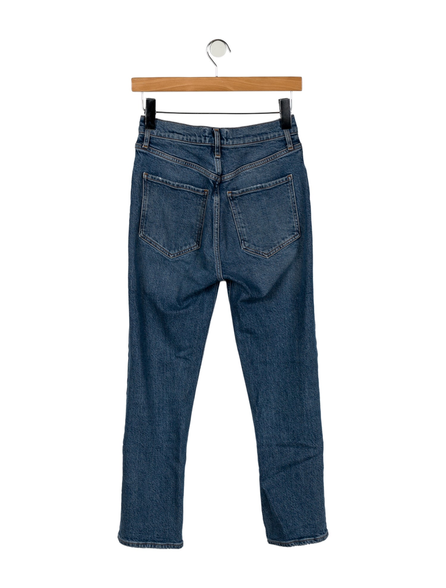 AGOLDE High-Rise Straight Leg Jeans
