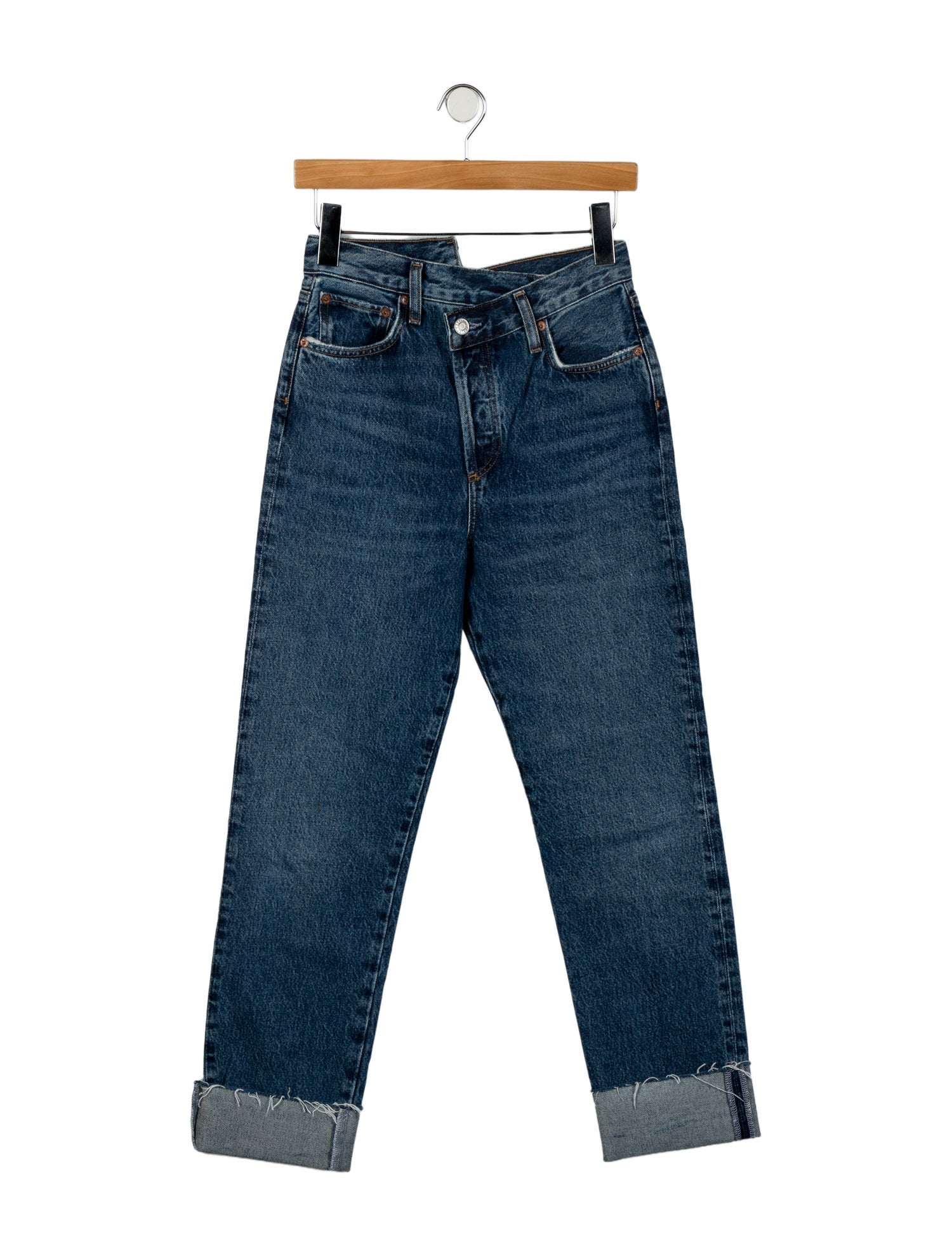 AGOLDE High-Rise Straight Leg Jeans
