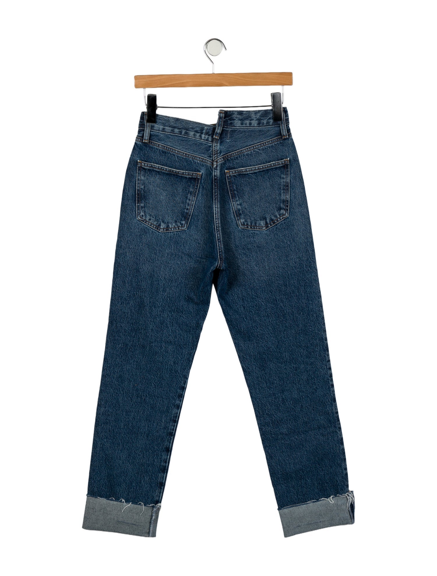 AGOLDE High-Rise Straight Leg Jeans