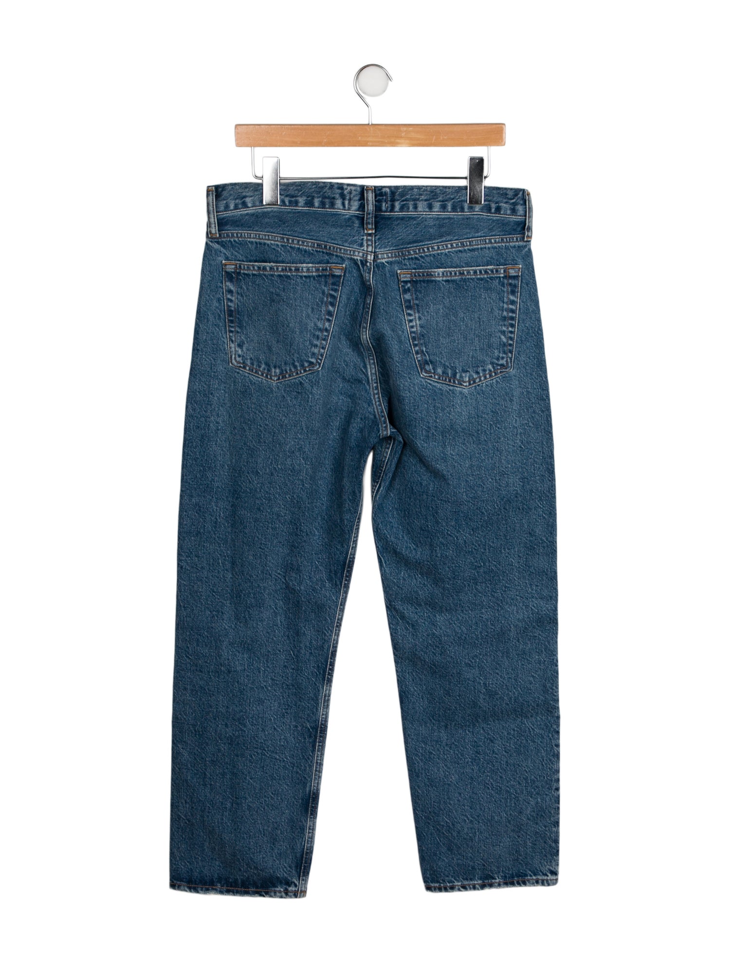 AGOLDE High-Rise Straight Leg Jeans