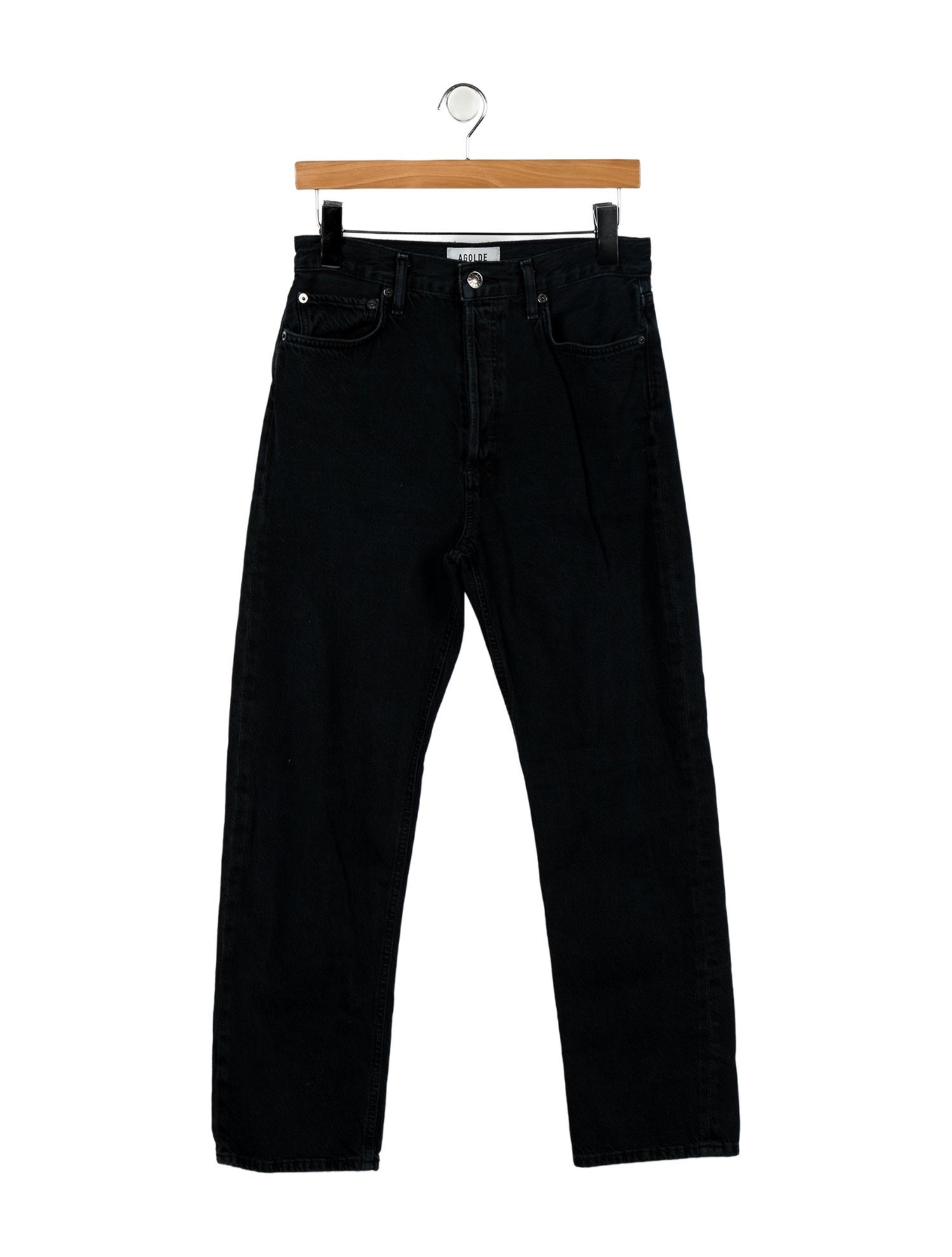 AGOLDE High-Rise Straight Leg Jeans