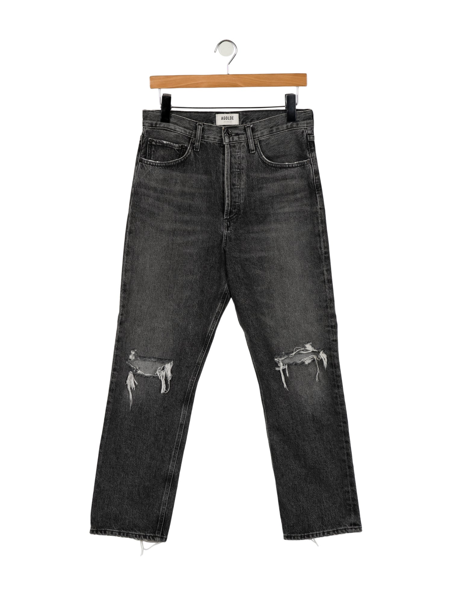 AGOLDE High-Rise Straight Leg Jeans