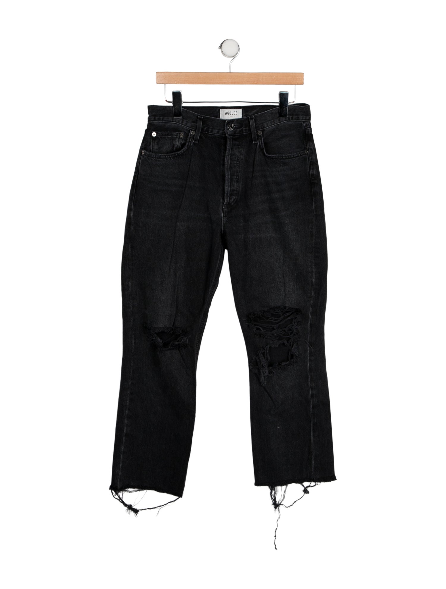 AGOLDE High-Rise Straight Leg Jeans