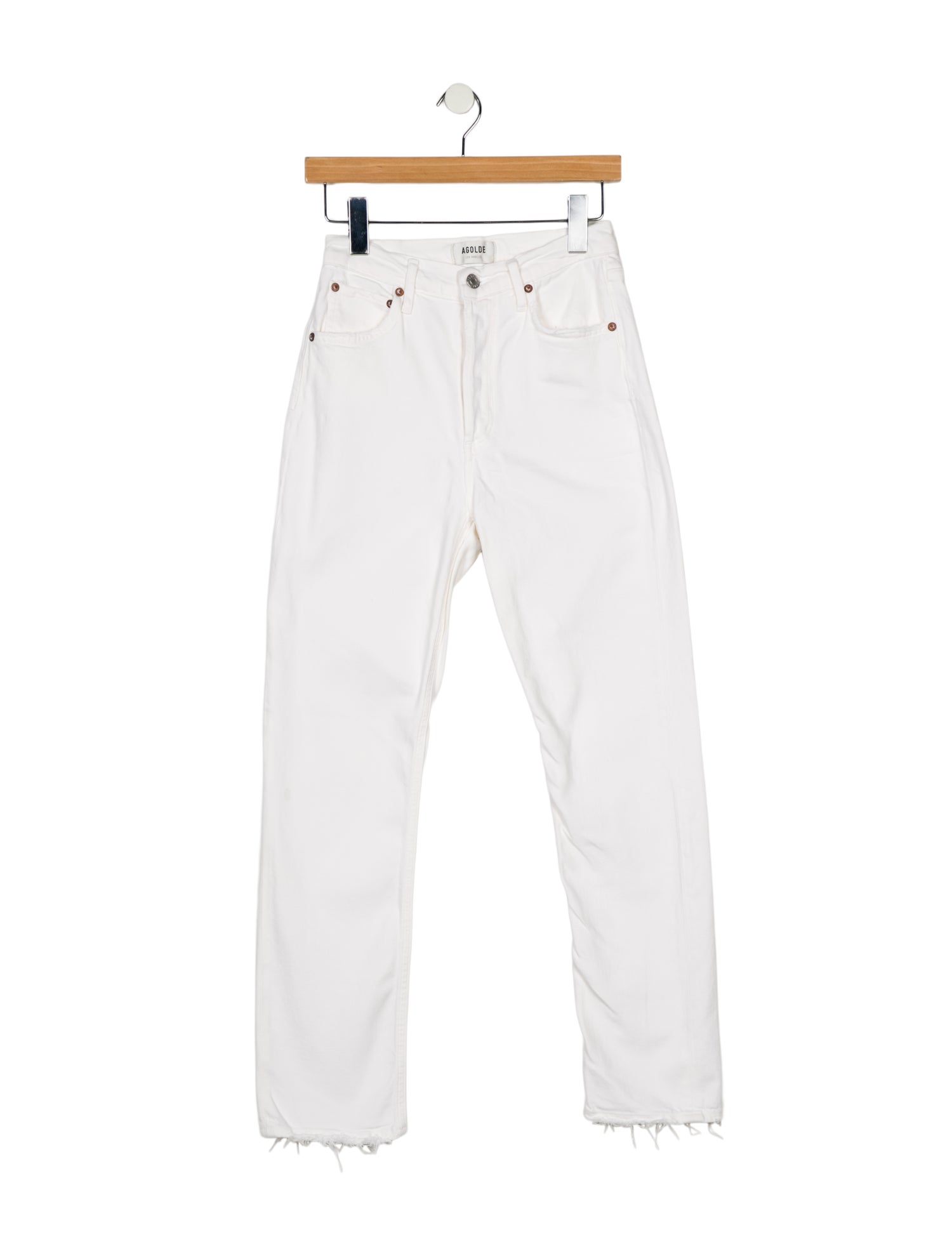 AGOLDE High-Rise Straight Leg Jeans