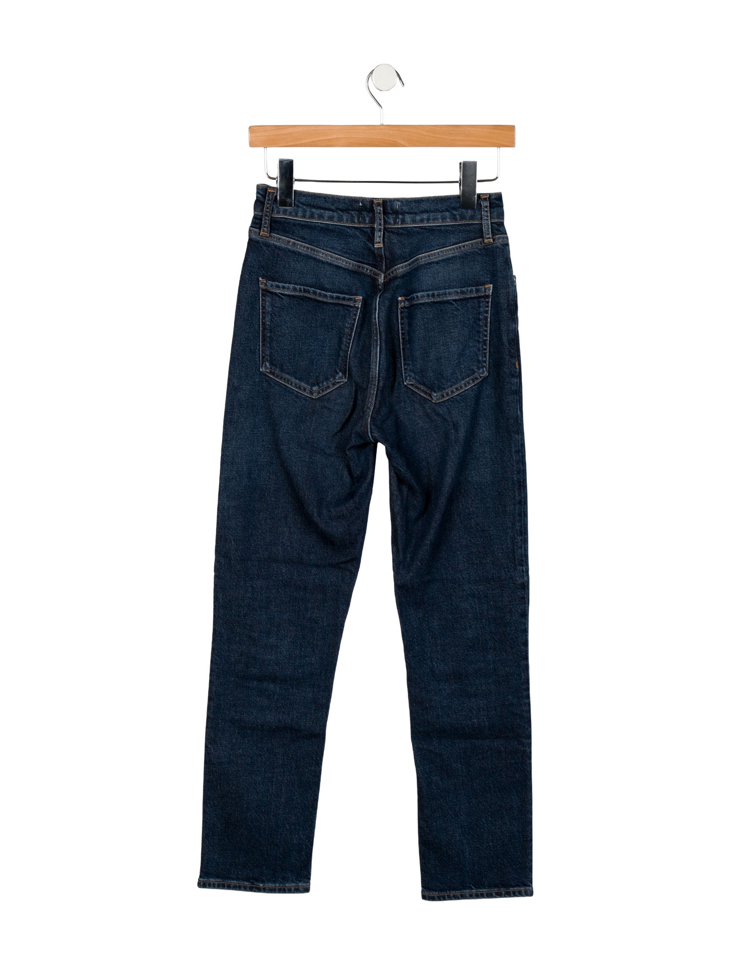 AGOLDE Mid-Rise Straight Leg Jeans