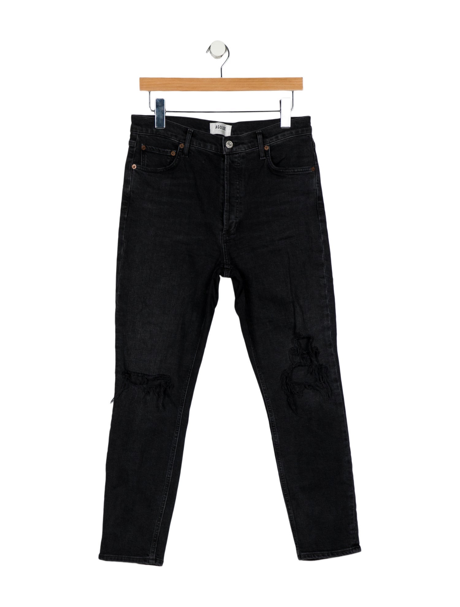 AGOLDE High-Rise Straight Leg Jeans