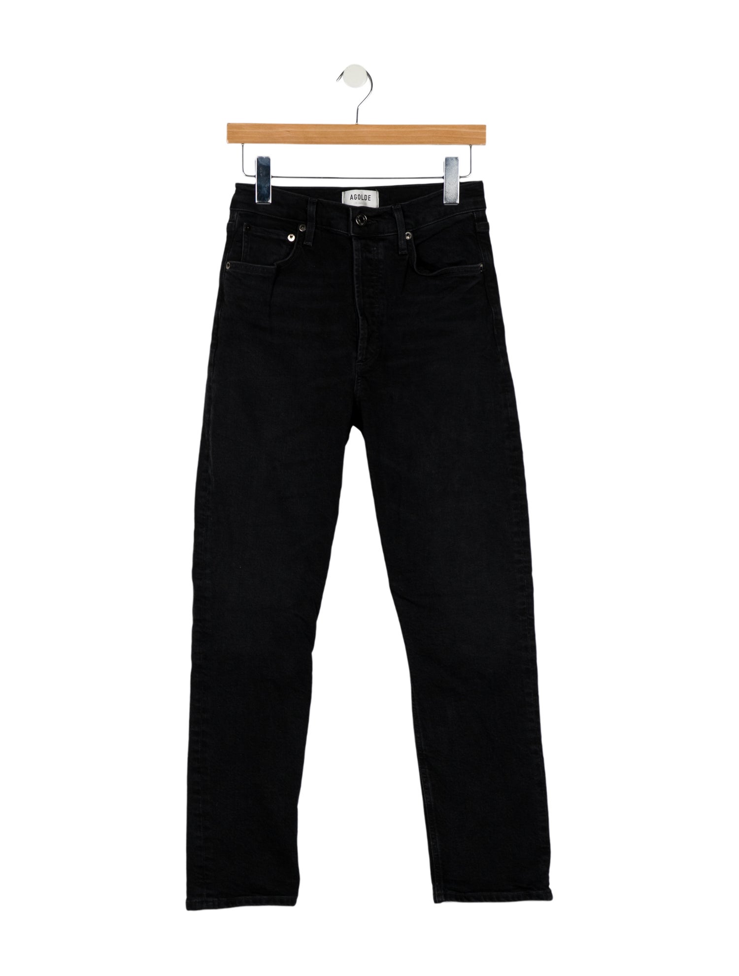 AGOLDE Mid-Rise Straight Leg Jeans