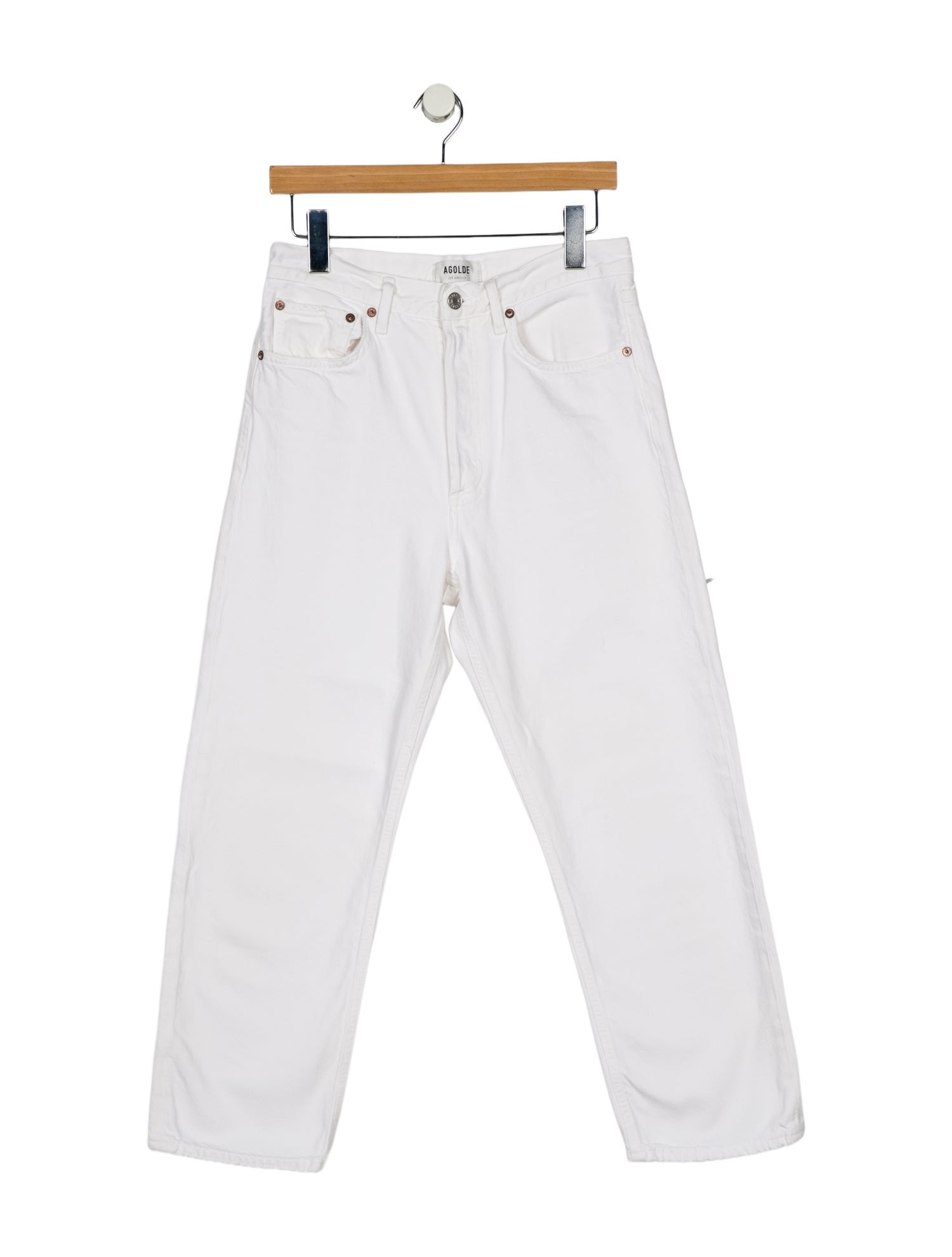 AGOLDE High-Rise Straight Leg Jeans