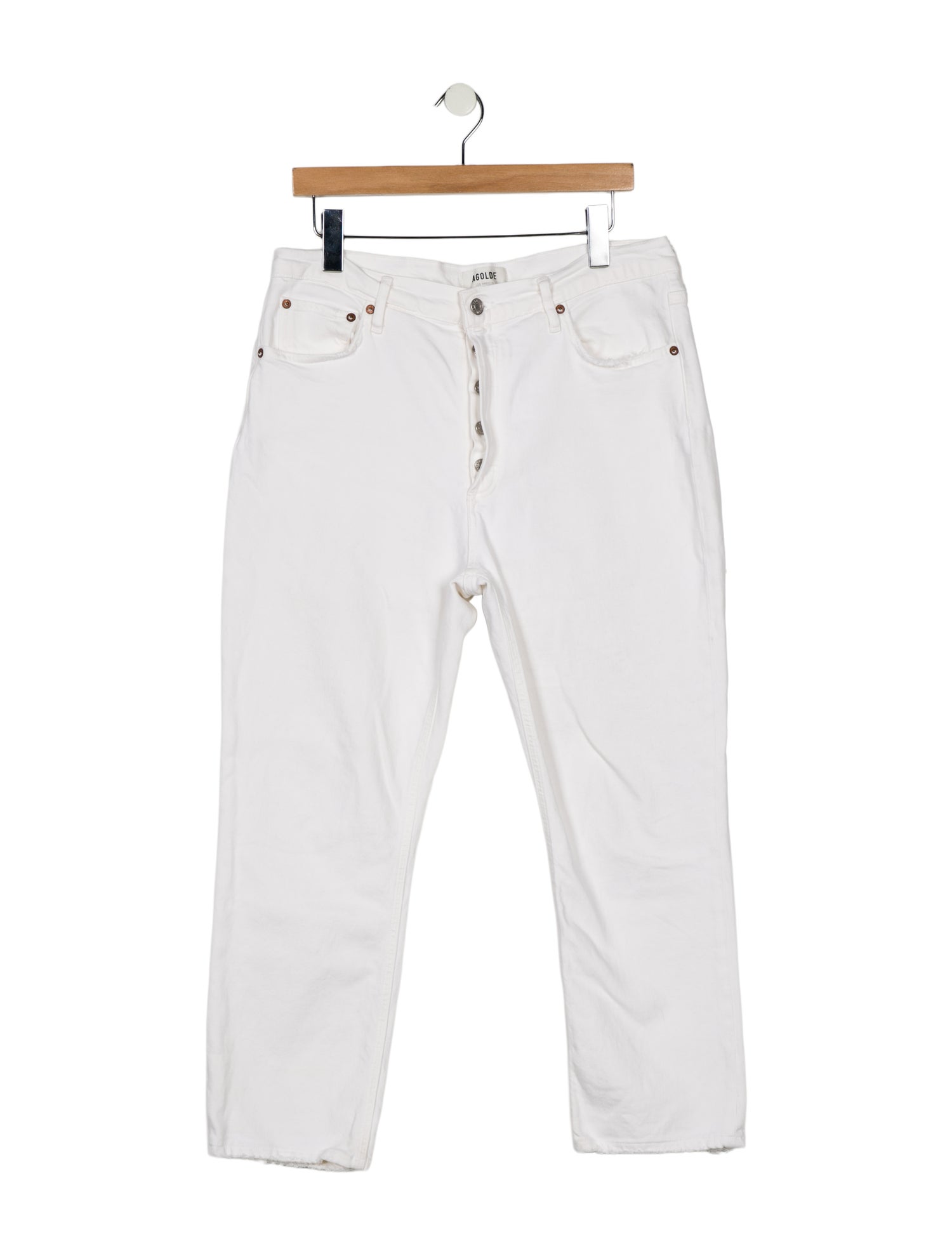 AGOLDE High-Rise Straight Leg Jeans
