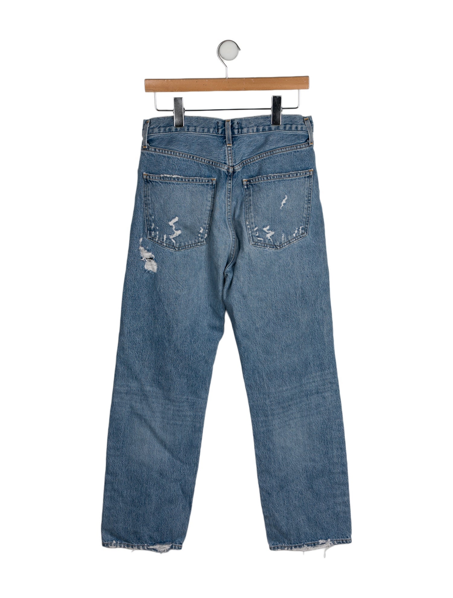AGOLDE High-Rise Straight Leg Jeans