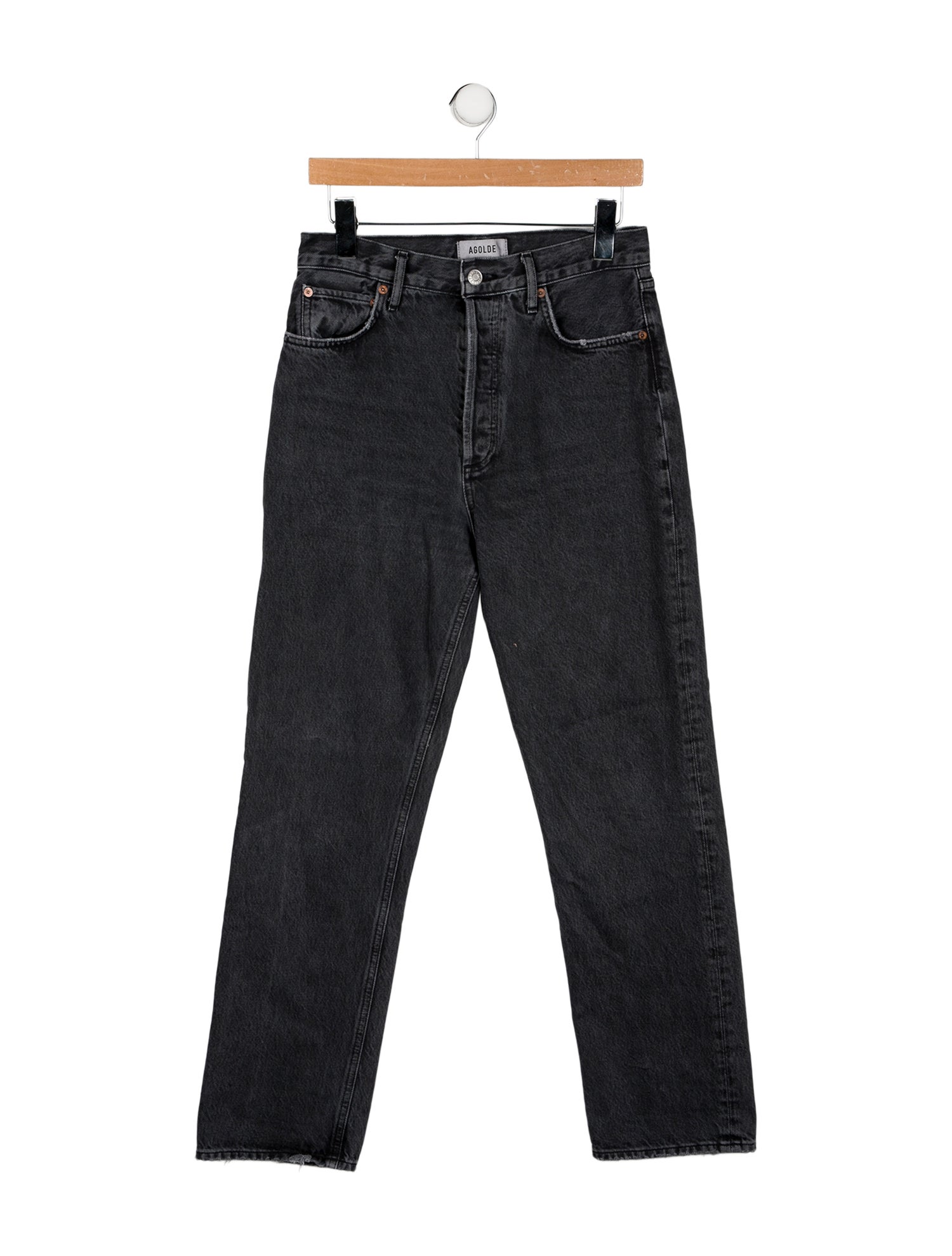 AGOLDE High-Rise Straight Leg Jeans