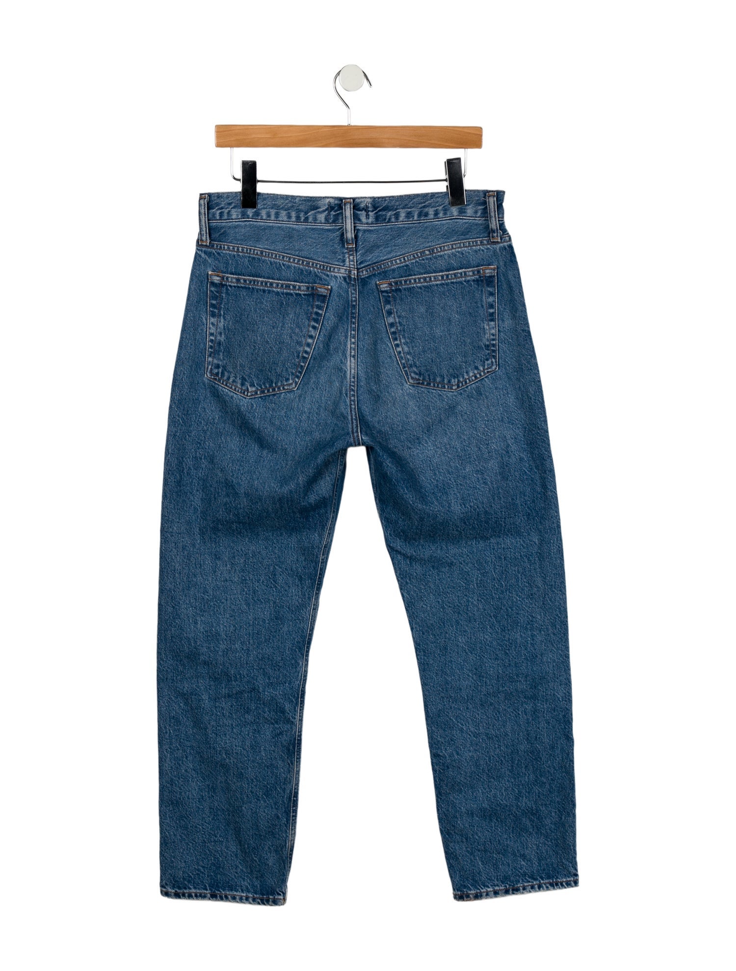 AGOLDE High-Rise Straight Leg Jeans