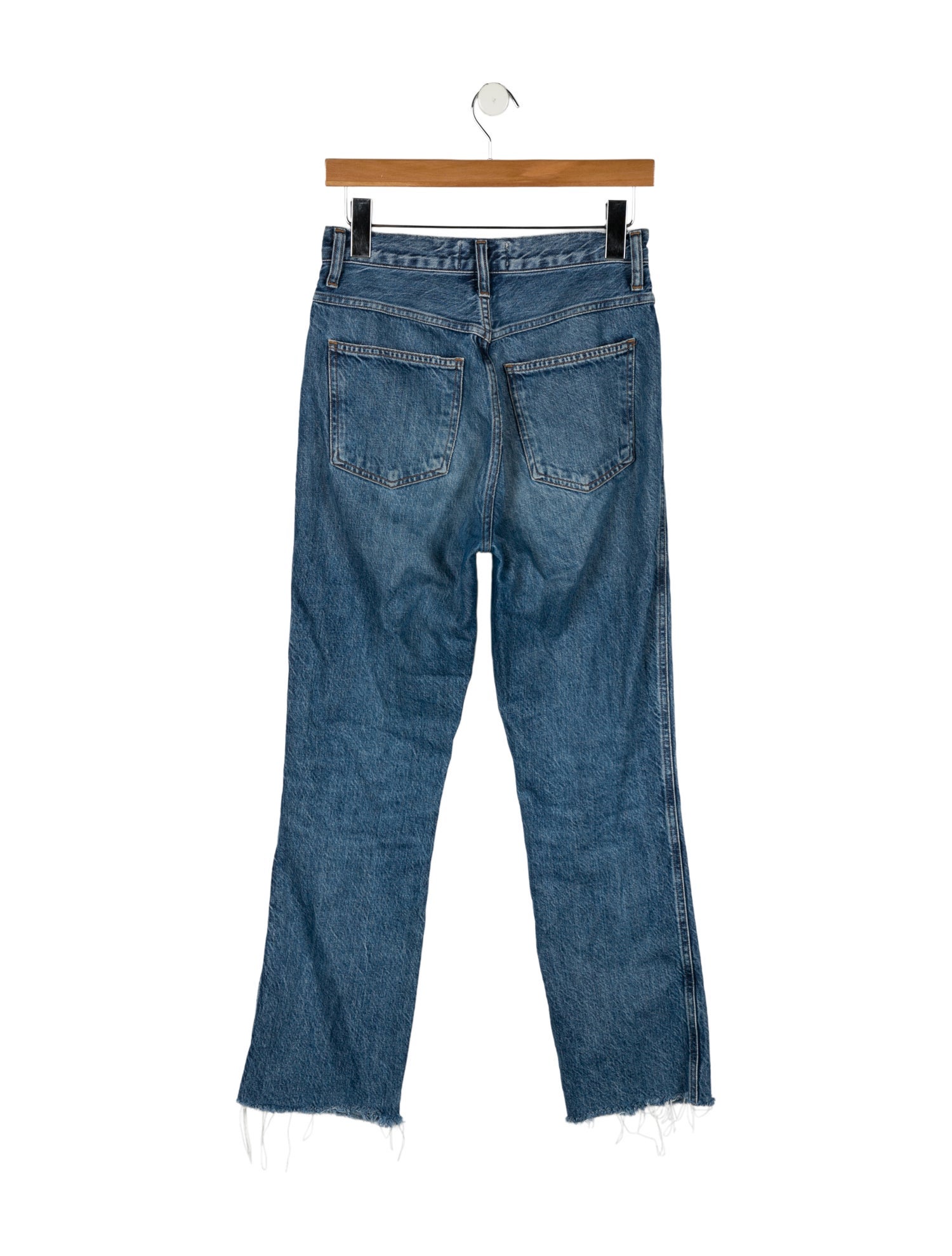 AGOLDE Mid-Rise Straight Leg Jeans