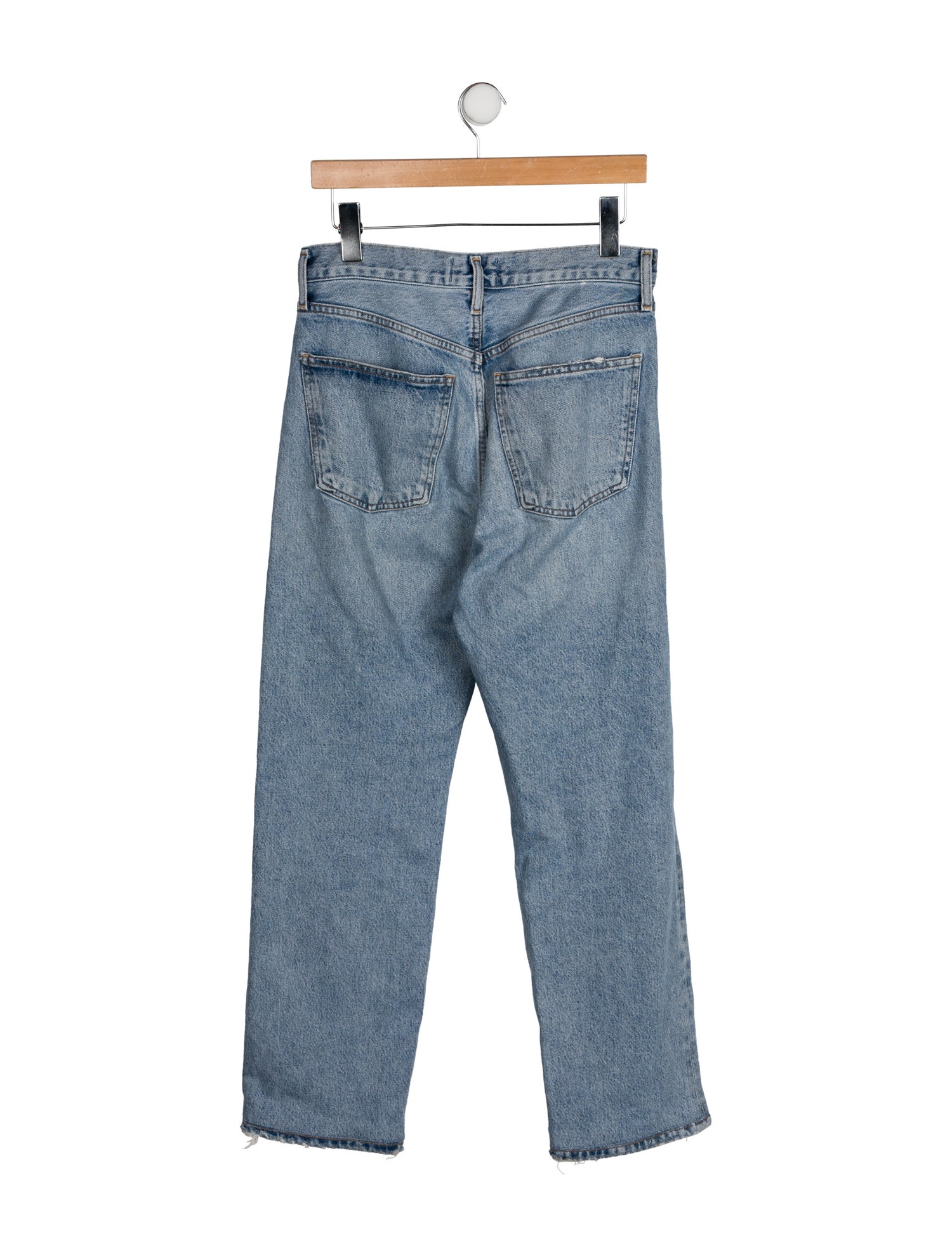 AGOLDE High-Rise Straight Leg Jeans