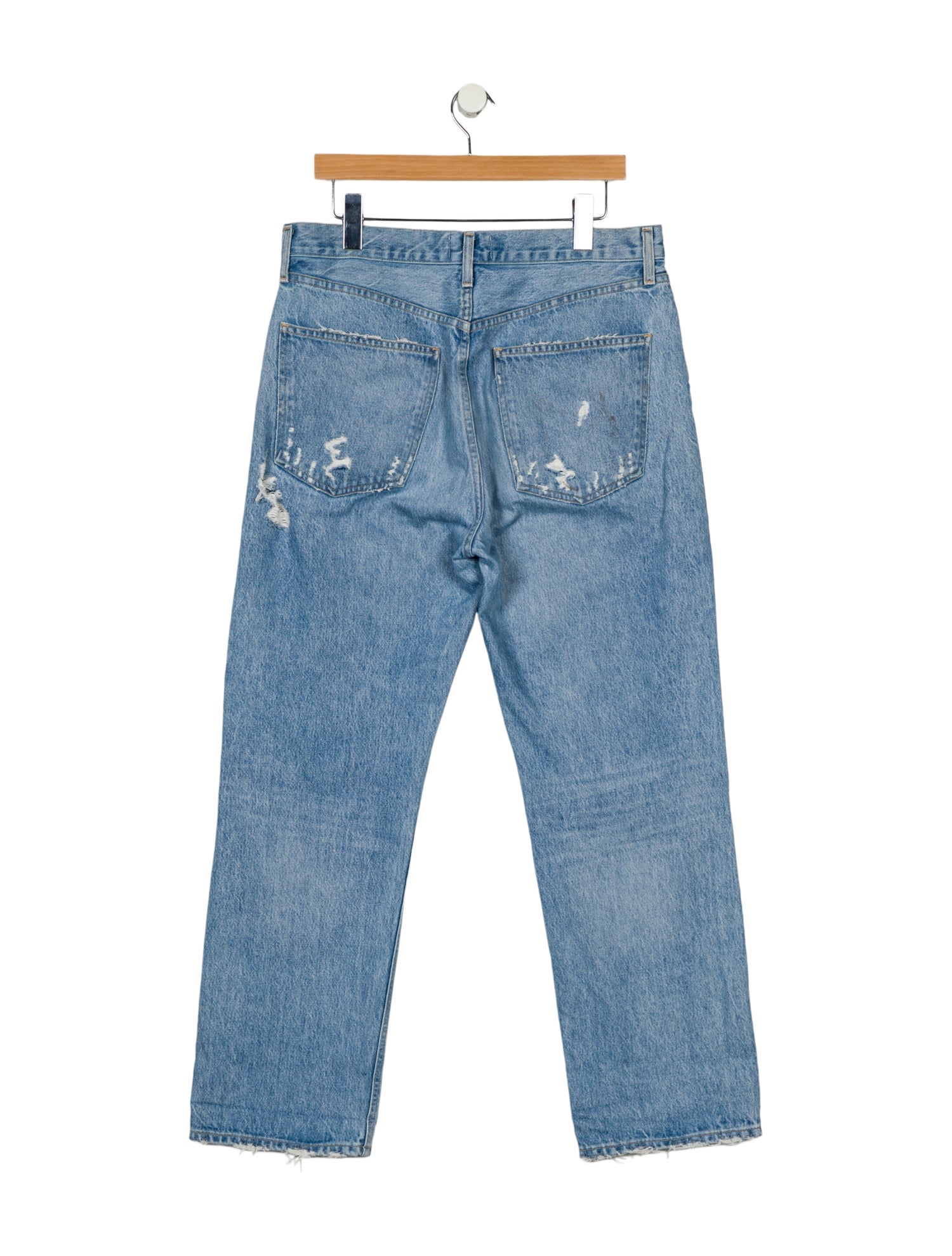 AGOLDE High-Rise Straight Leg Jeans