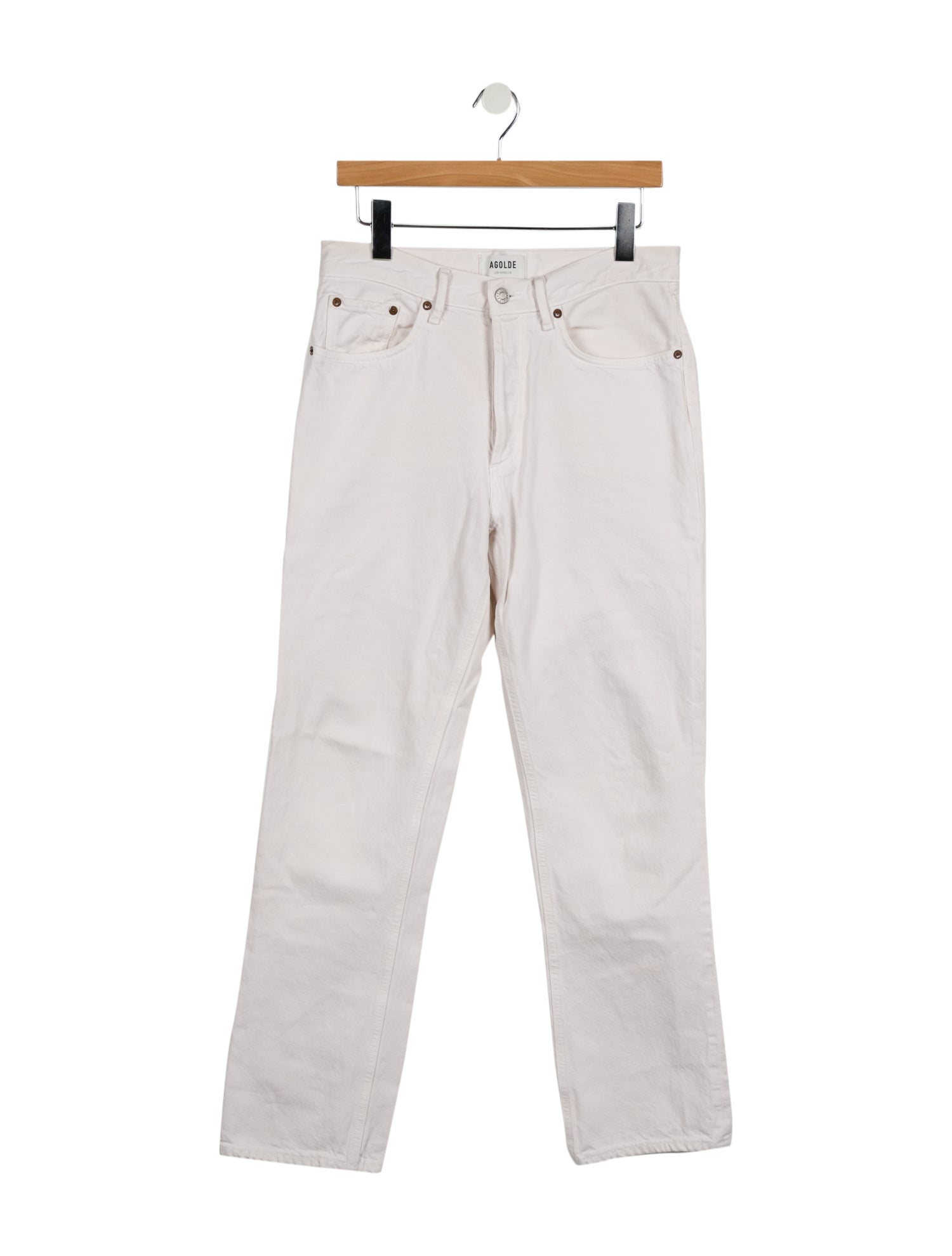 AGOLDE High-Rise Straight Leg Jeans