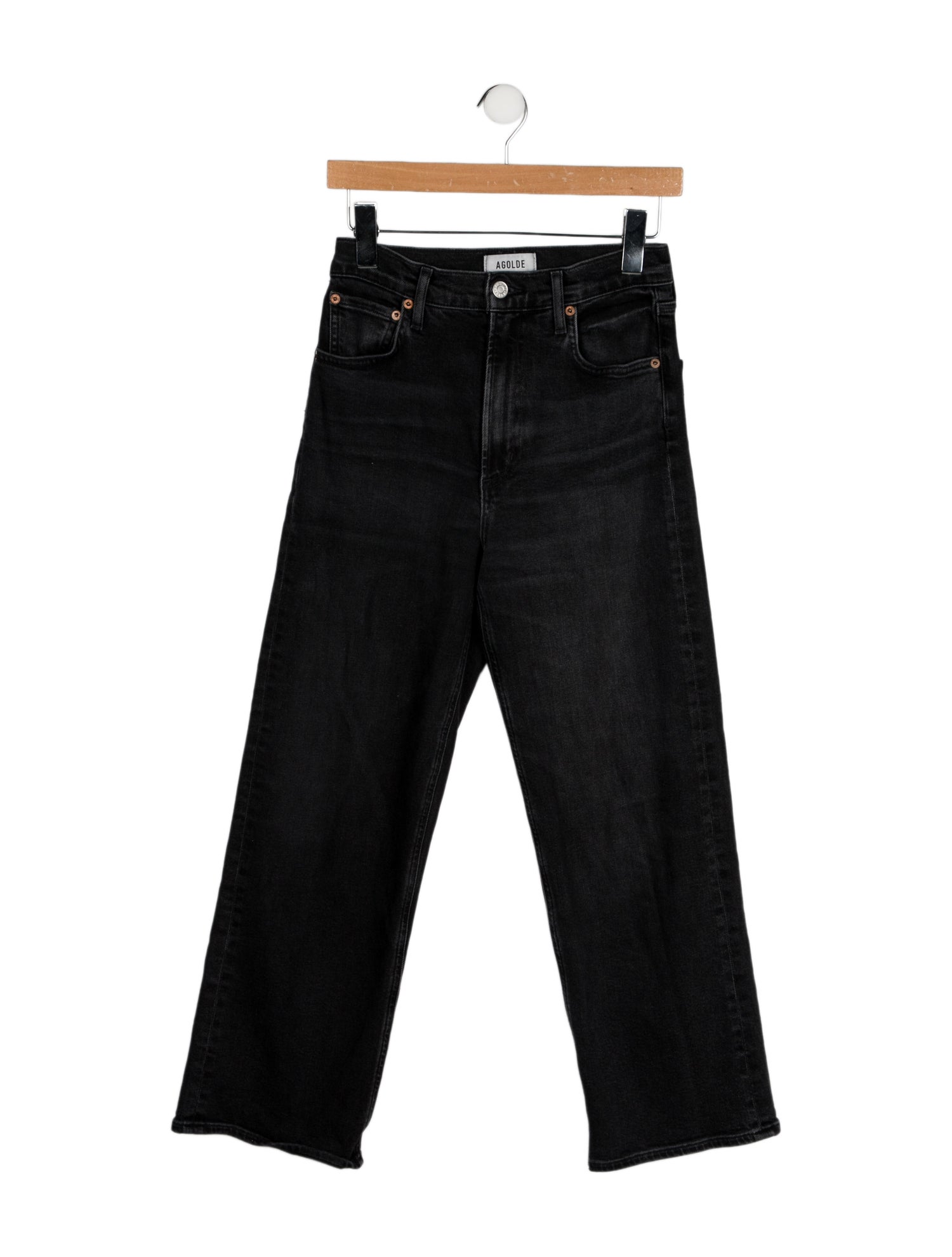 AGOLDE High-Rise Straight Leg Jeans