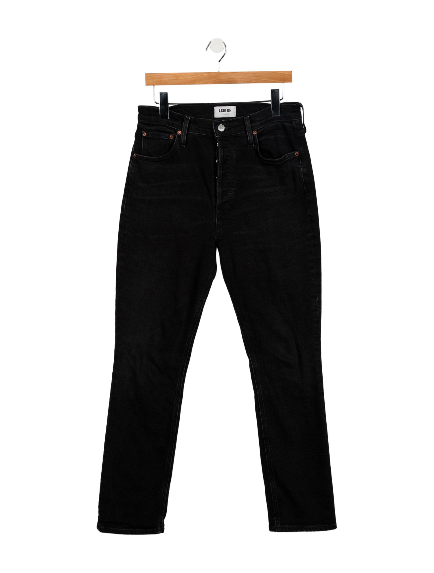 AGOLDE High-Rise Straight Leg Jeans
