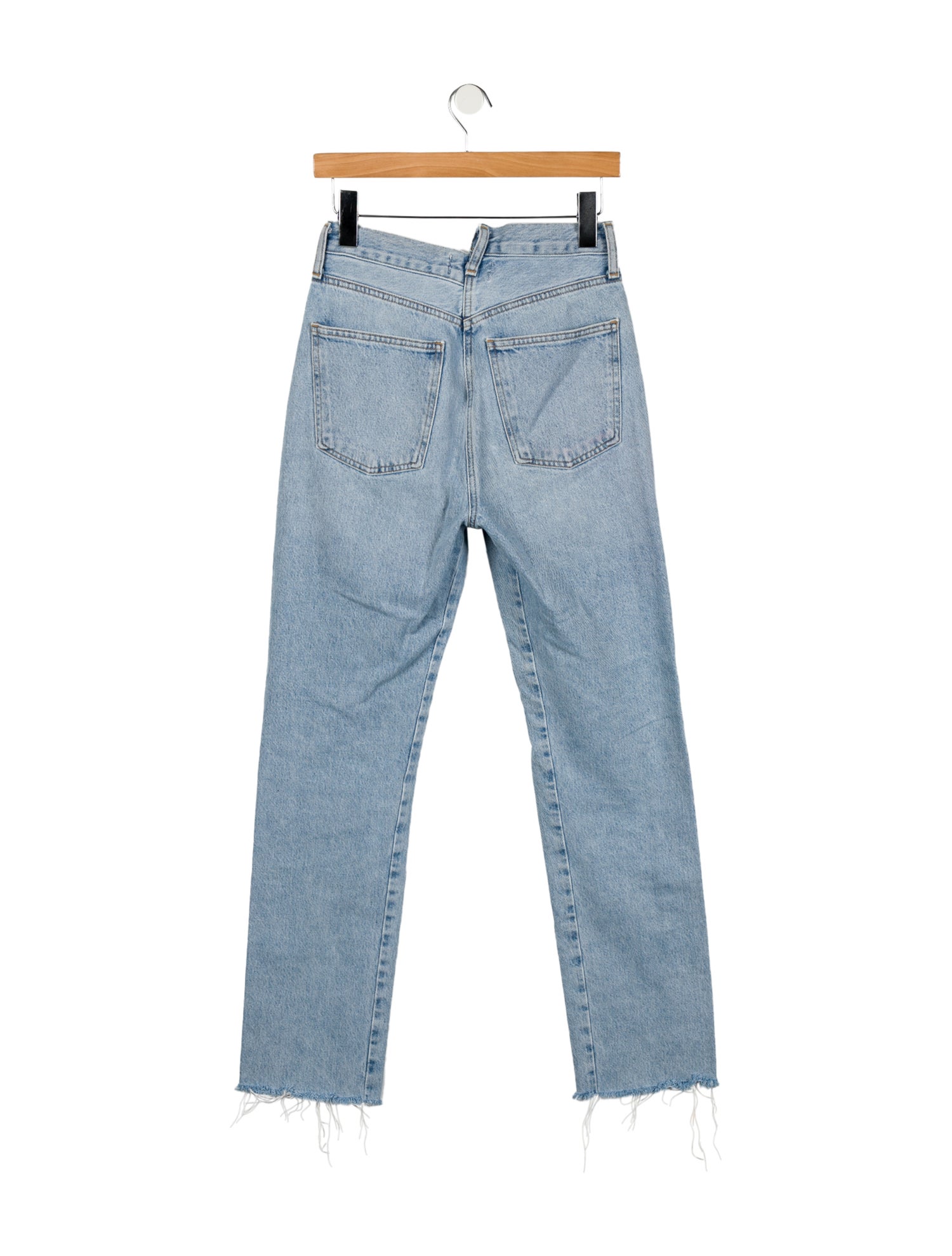 AGOLDE High-Rise Straight Leg Jeans