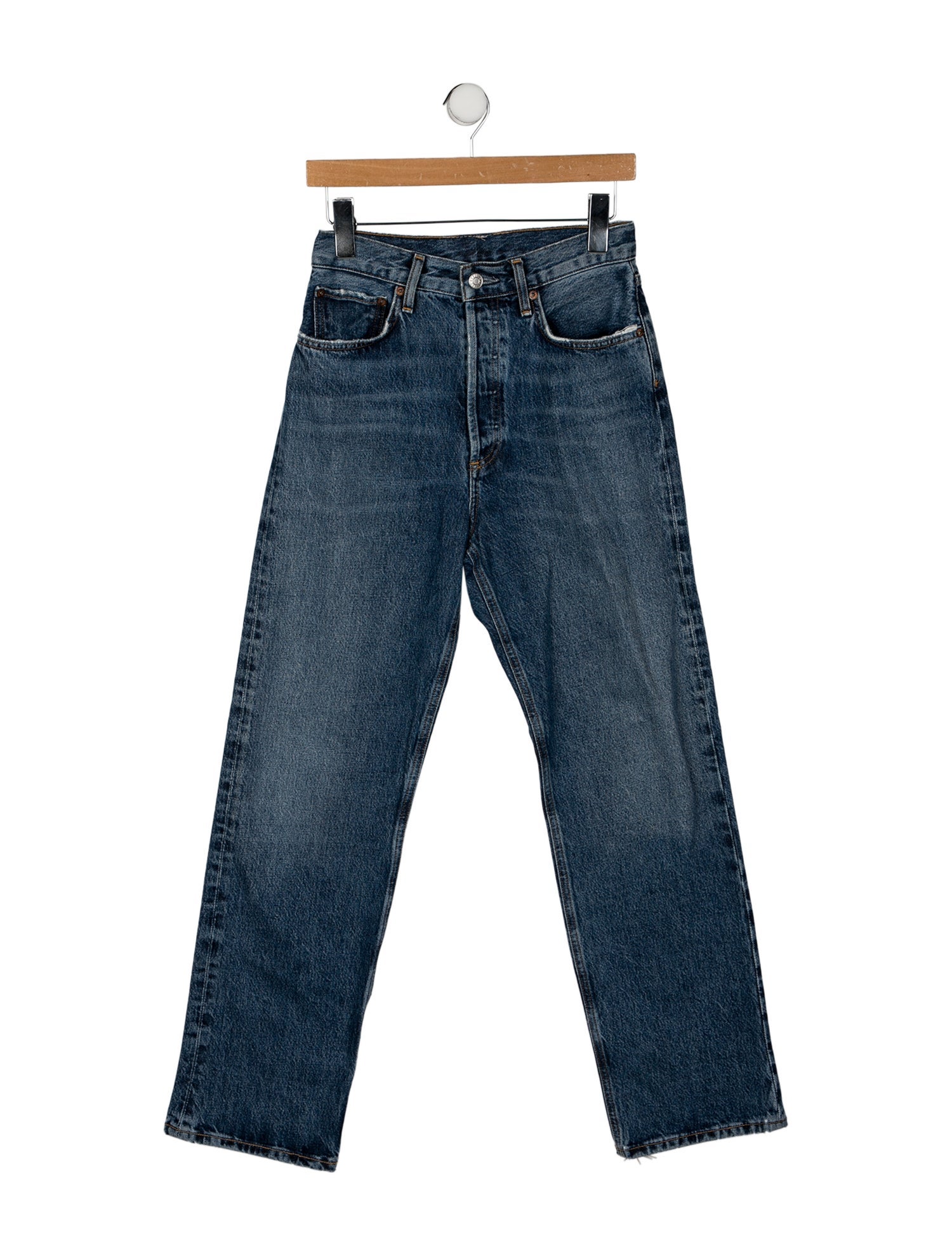 AGOLDE High-Rise Straight Leg Jeans