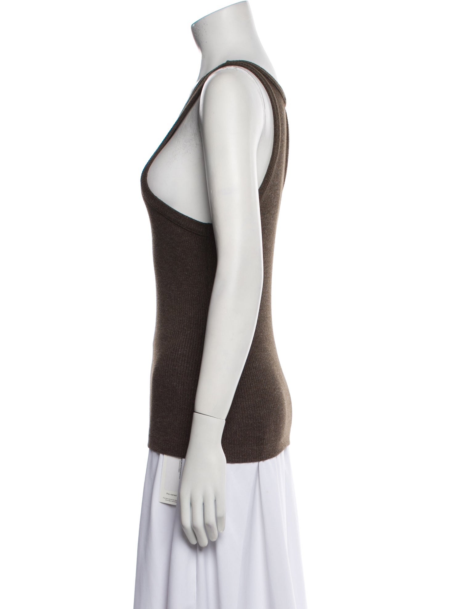 AGOLDE Scoop Neck Sleeveless Top