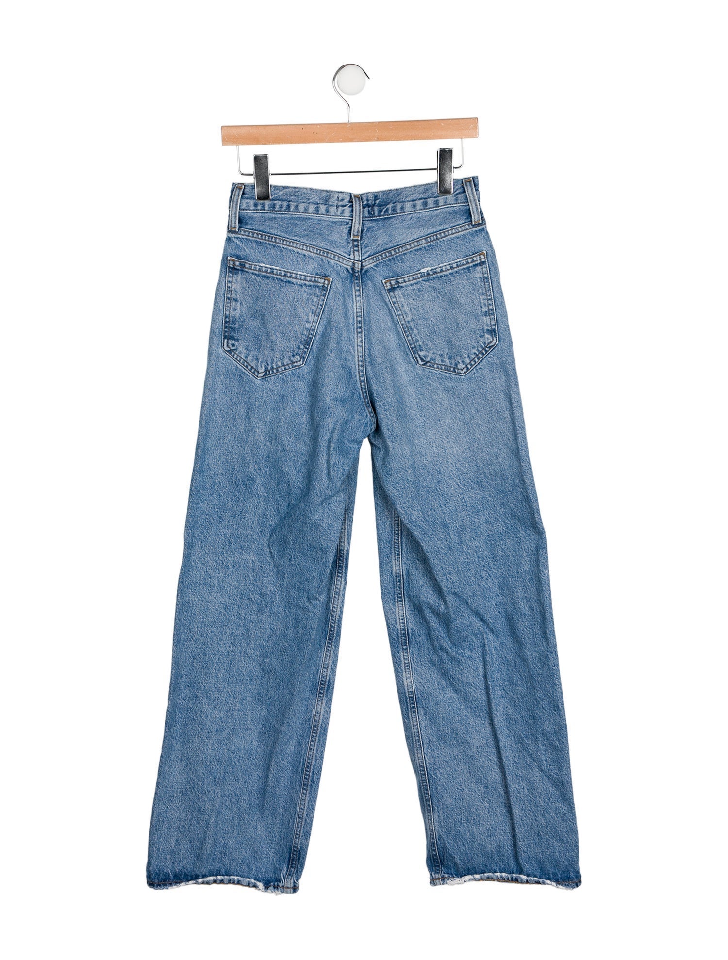 AGOLDE Mid-Rise Wide Leg Jeans