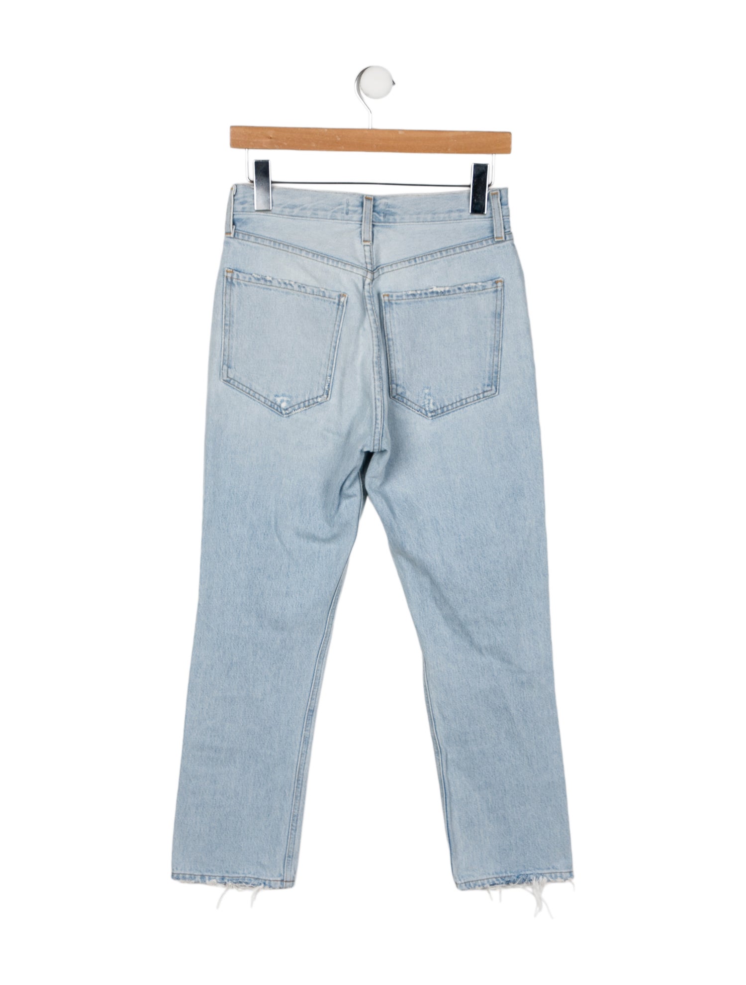 AGOLDE High-Rise Straight Leg Jeans