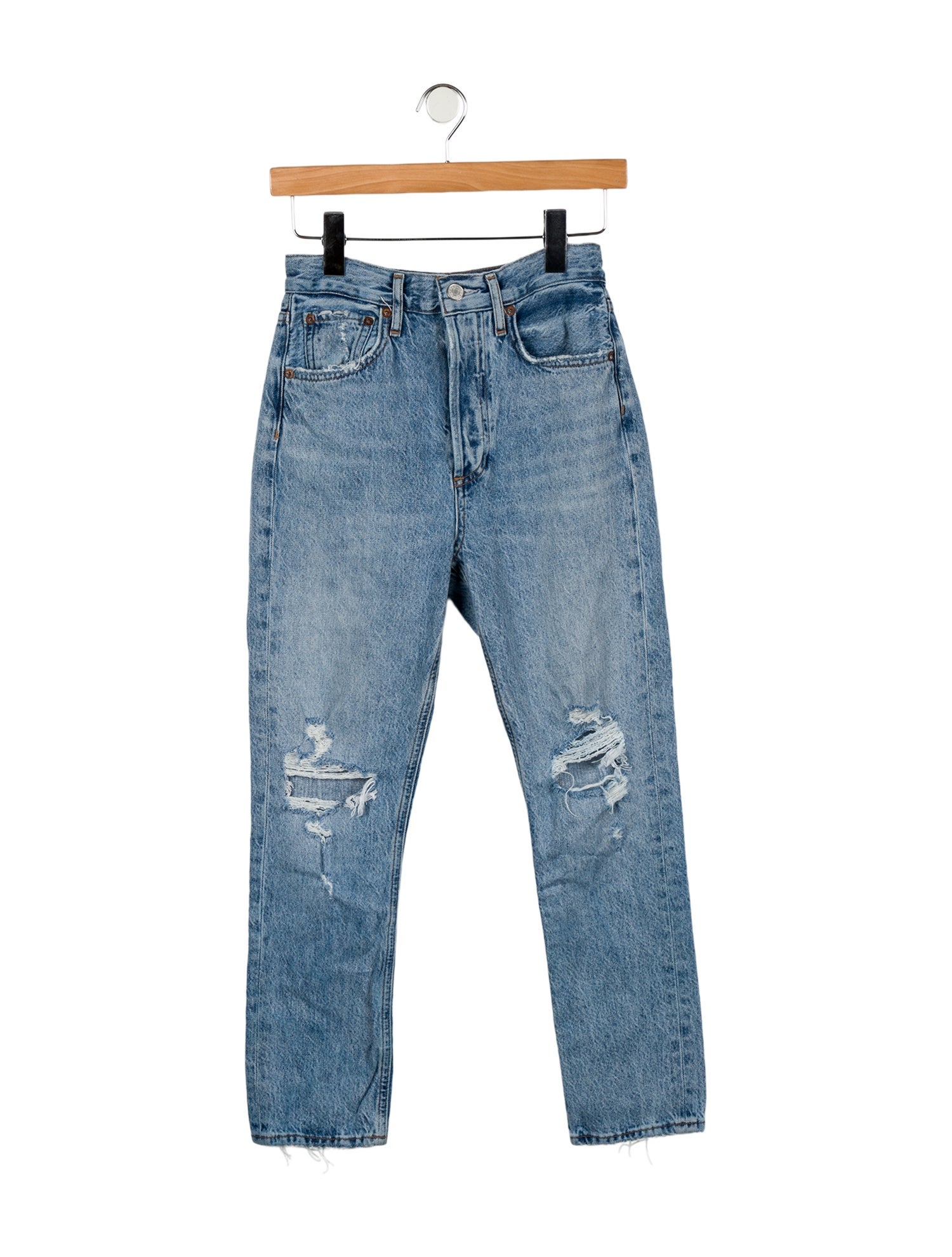 AGOLDE High-Rise Skinny Leg Jeans