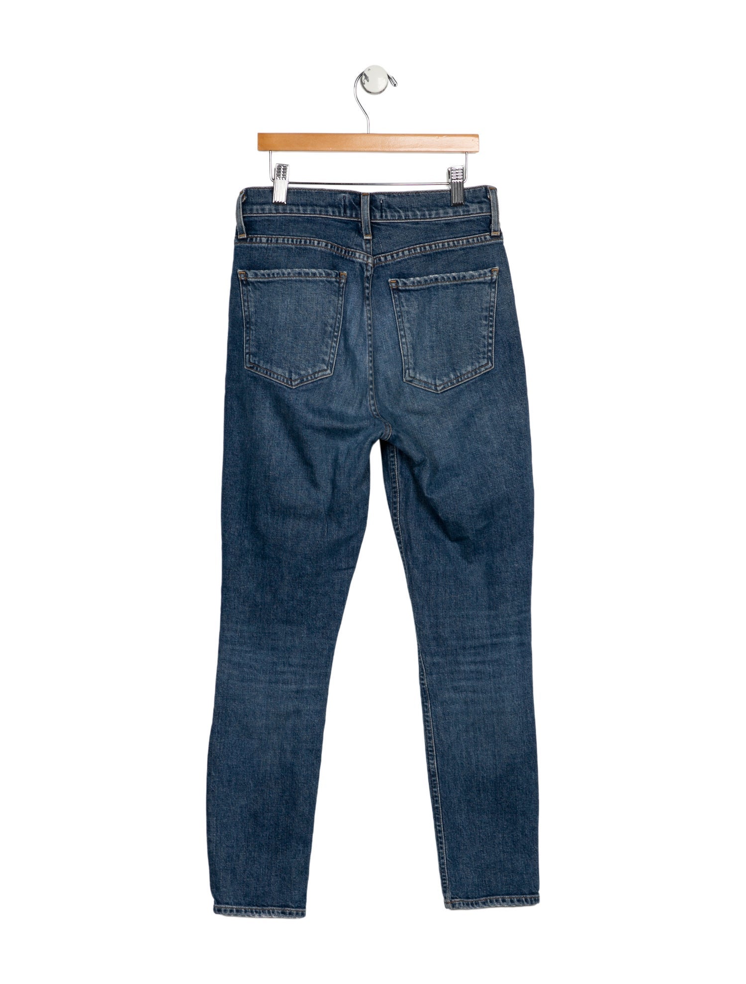 AGOLDE Mid-Rise Skinny Leg Jeans
