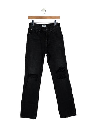AGOLDE Mid-Rise Straight Leg Jeans