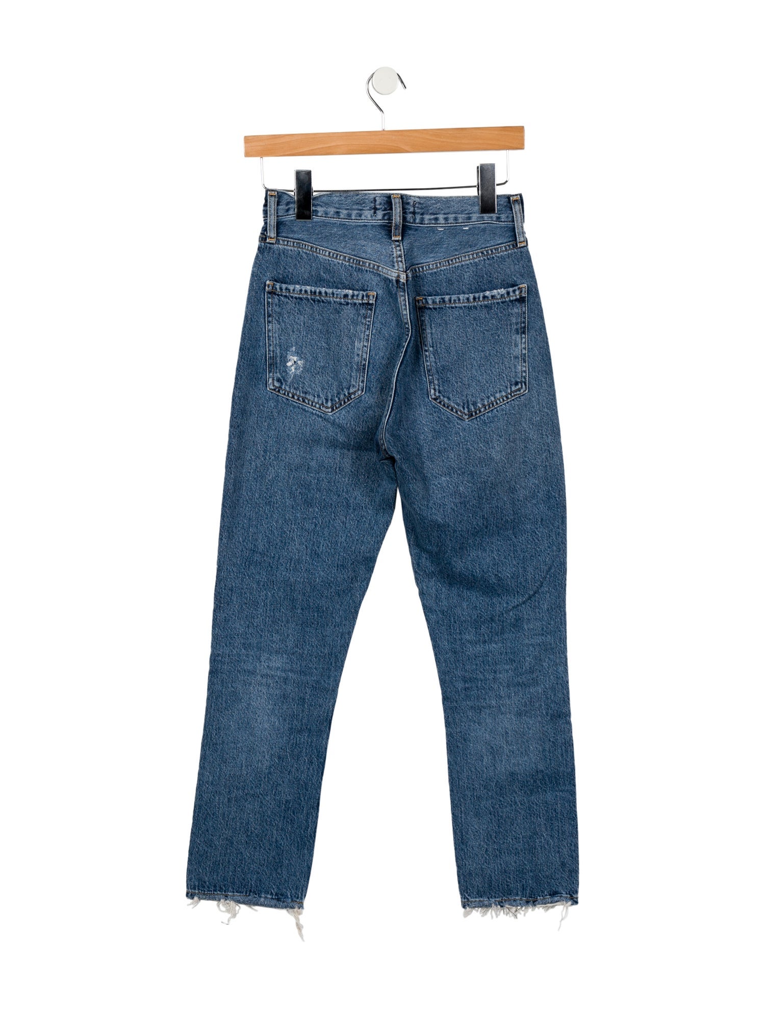 AGOLDE High-Rise Straight Leg Jeans