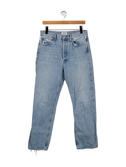 AGOLDE High-Rise Straight Leg Jeans