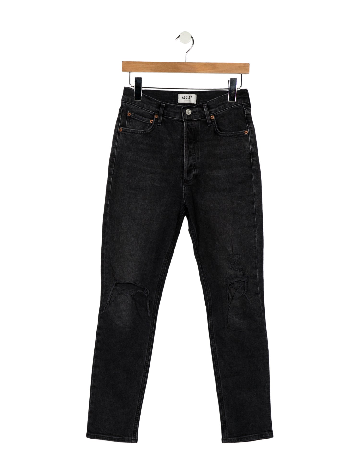 AGOLDE High-Rise Skinny Leg Jeans