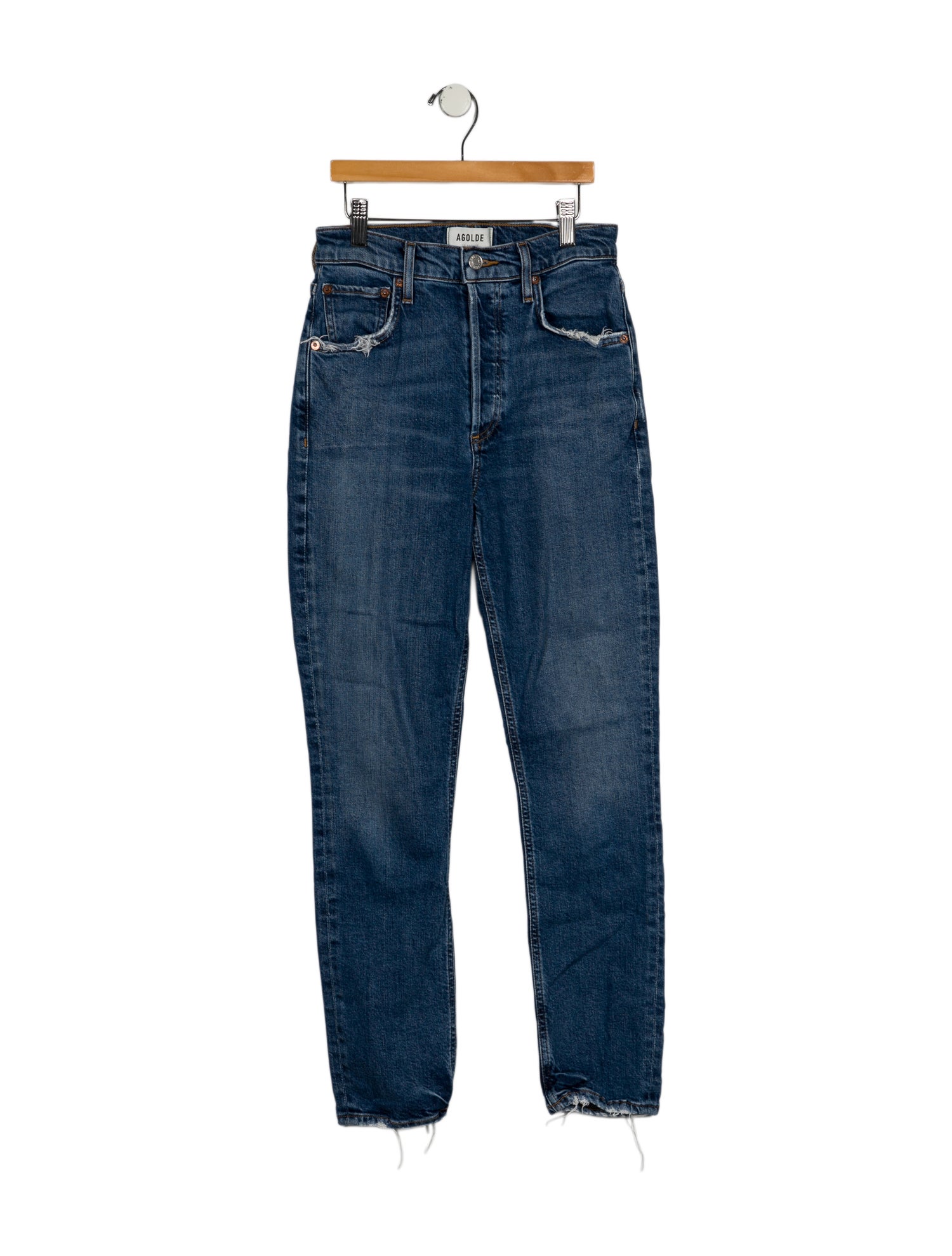 AGOLDE High-Rise Skinny Leg Jeans