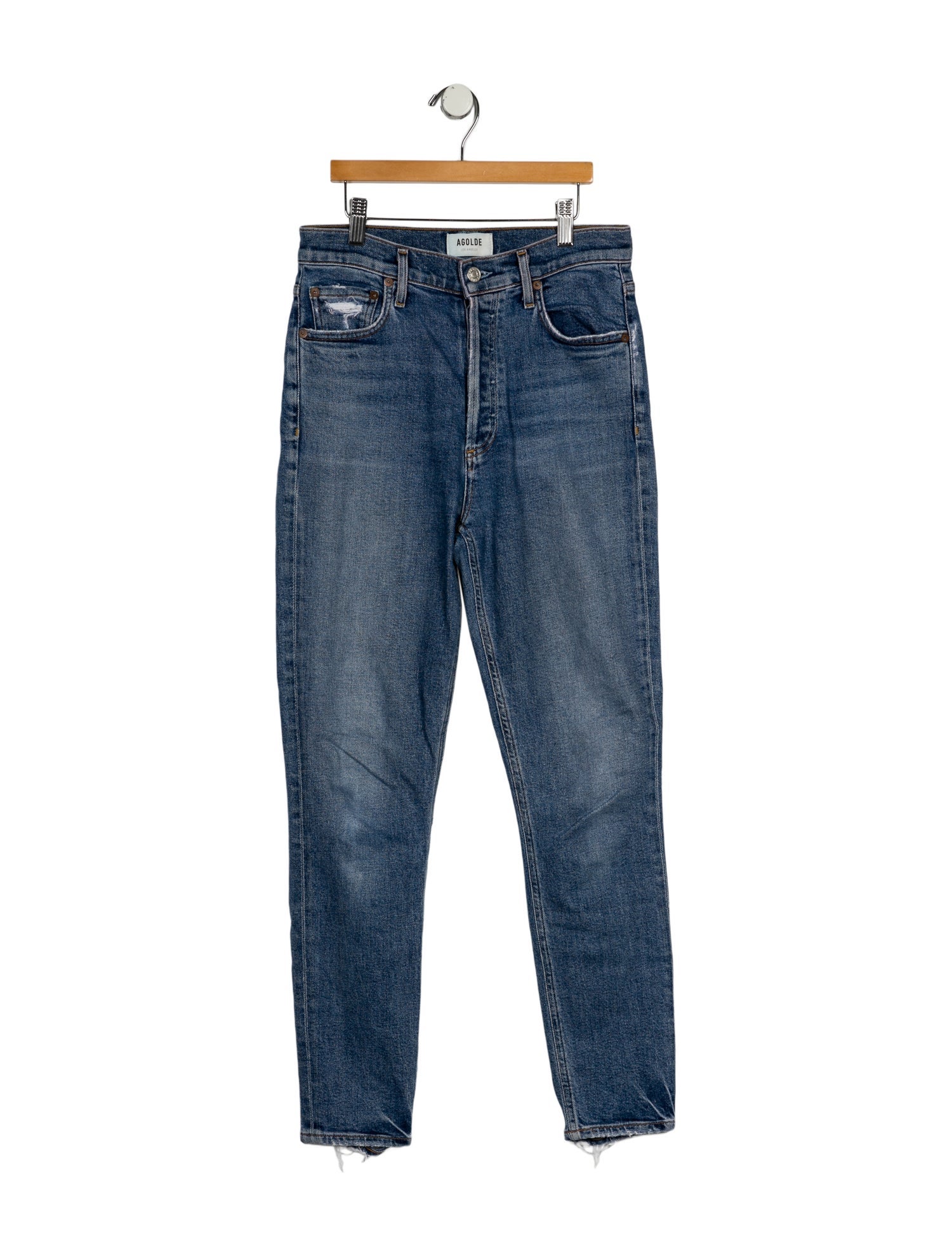 AGOLDE High-Rise Skinny Leg Jeans