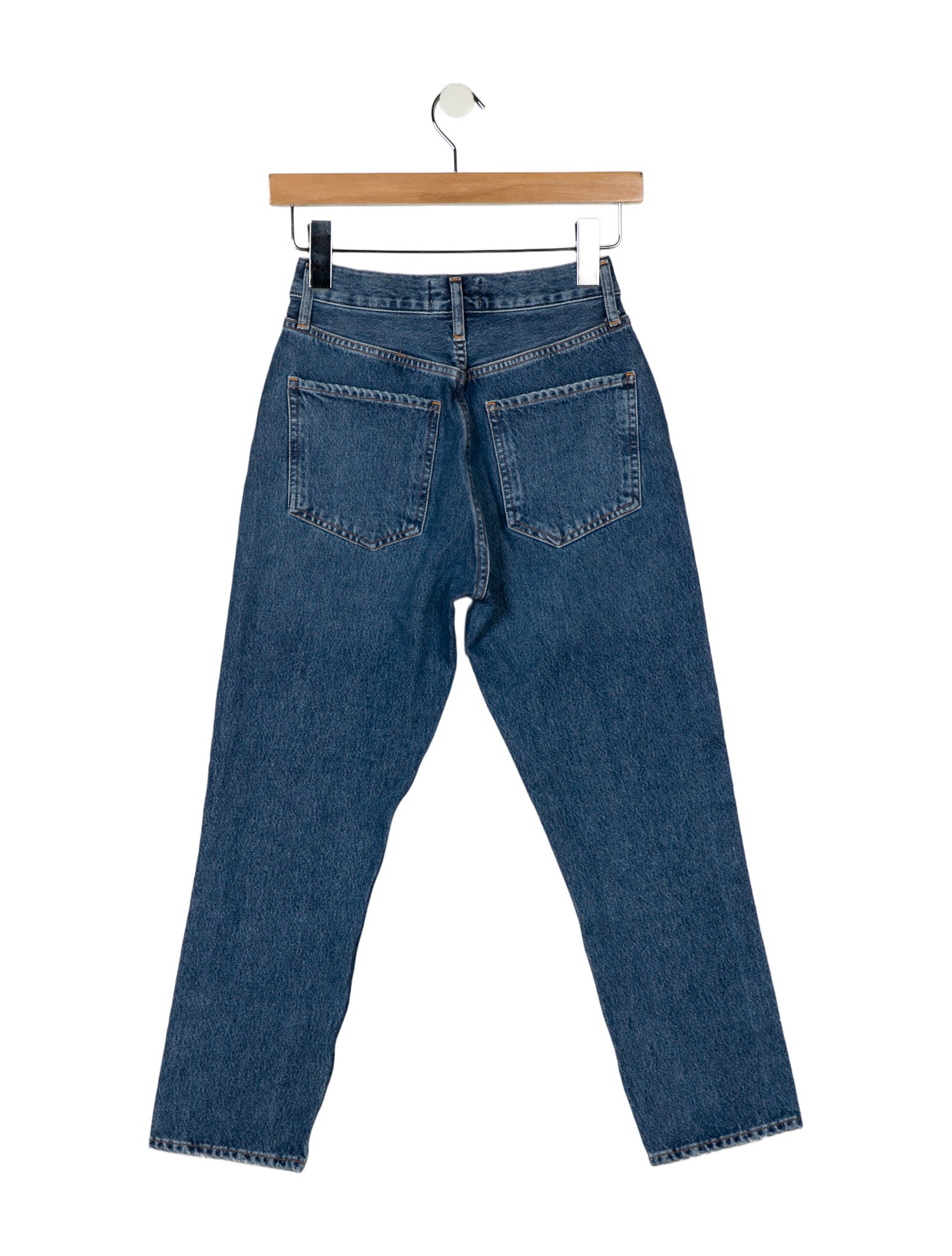 AGOLDE Mid-Rise Straight Leg Jeans