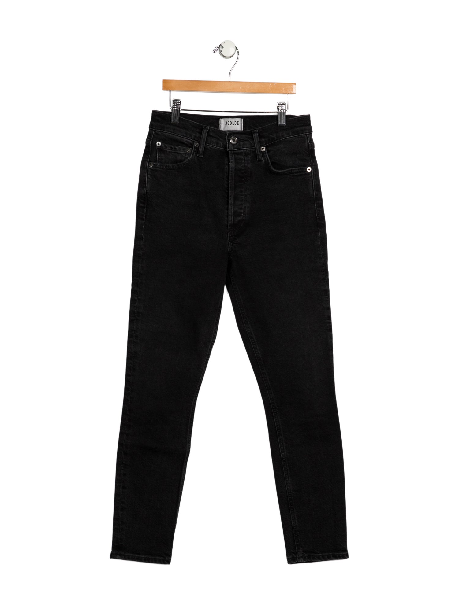 AGOLDE Mid-Rise Skinny Leg Jeans