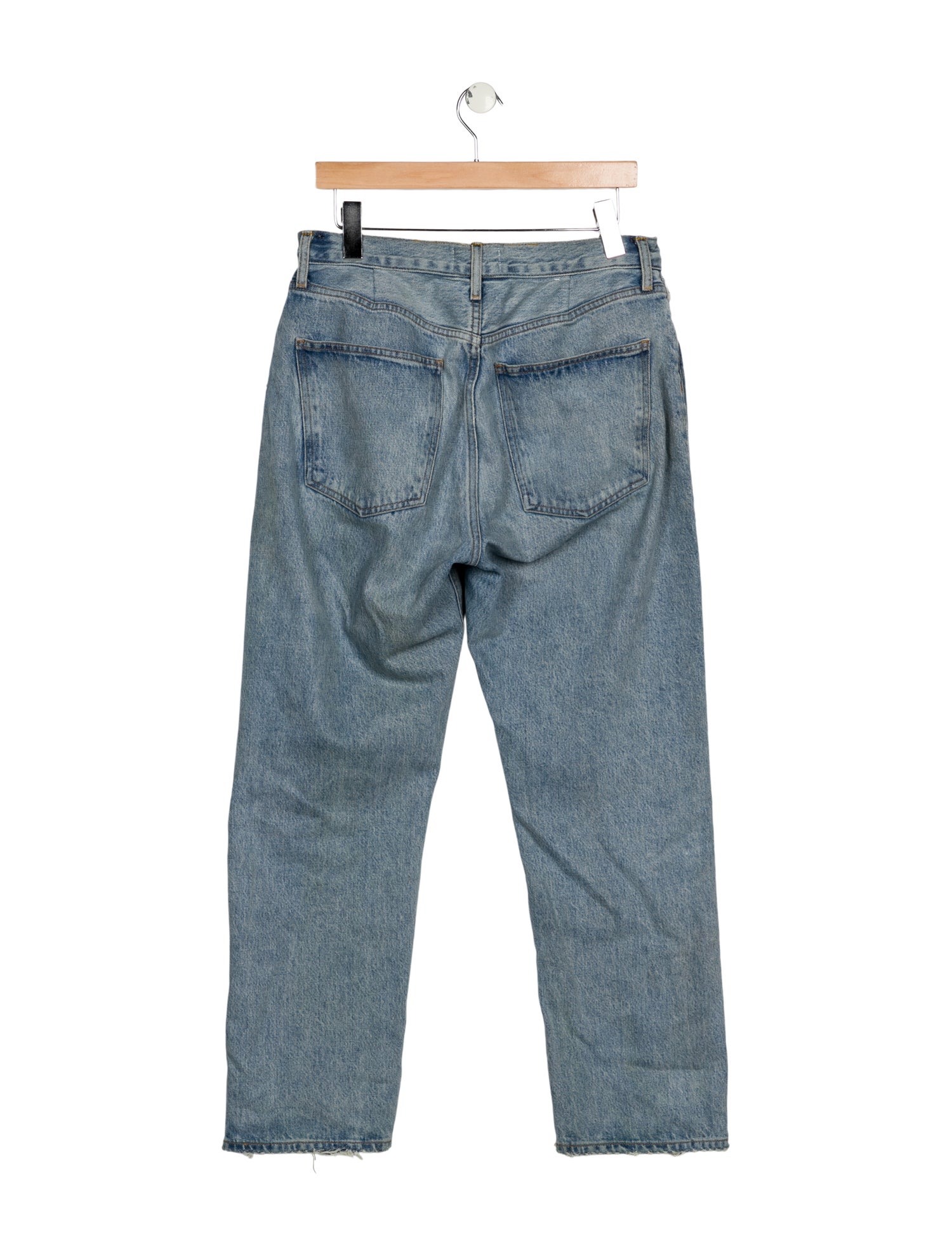 AGOLDE High-Rise Straight Leg Jeans